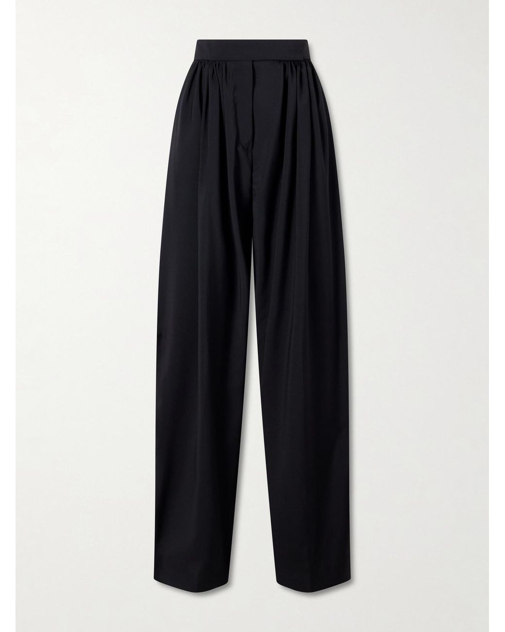 Sportmax Blue Zorro Wool Wide-Leg Pants