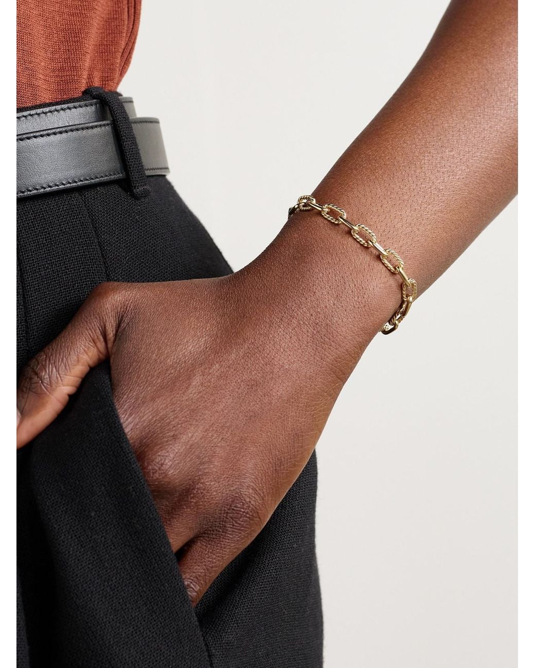 David Yurman Natural Dy Madison 18-Karat Bracelet