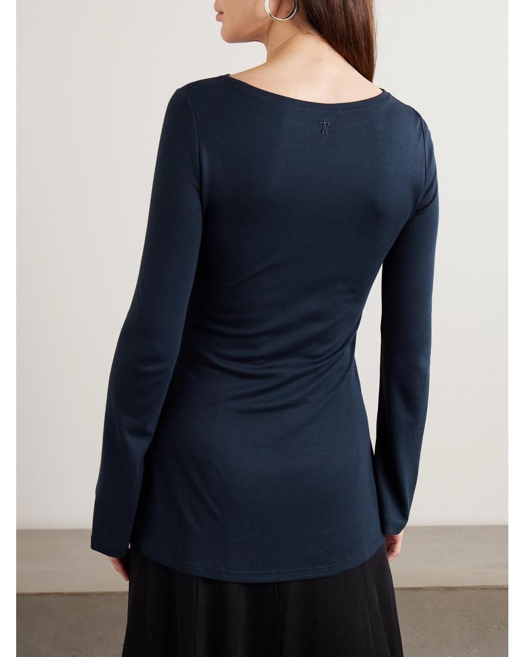 The Park Blue Evelyn Jersey Top