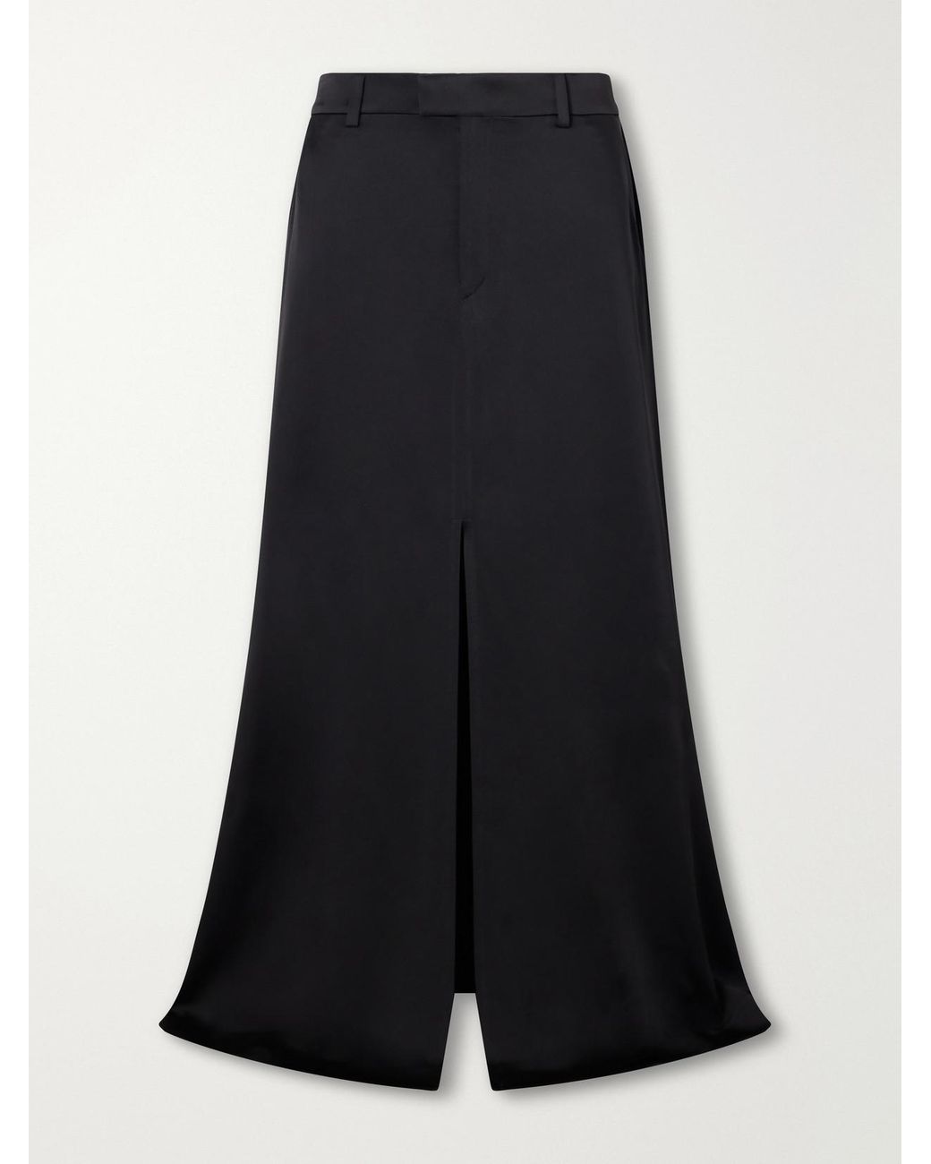 Ann Demeulemeester Black Kaisa Duchess-Satin Maxi Skirt