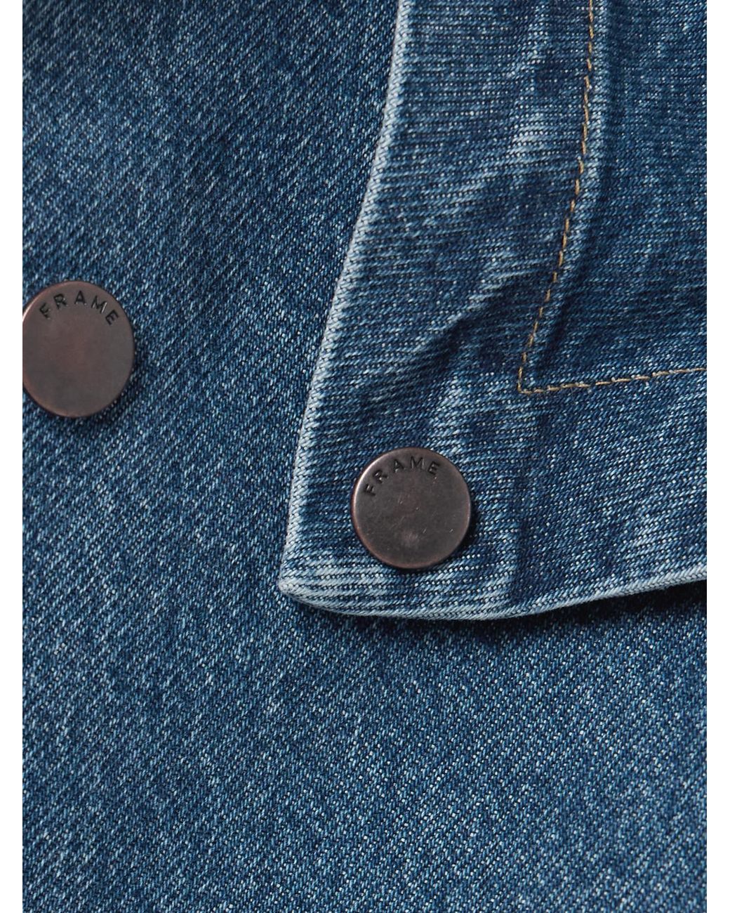 Veste En Jean The Cape FRAME en coloris Blue