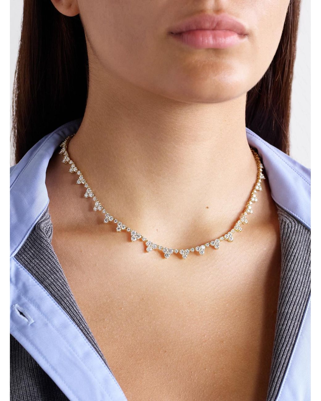 Anita Ko Natural Eternity 18-Karat Diamond Choker