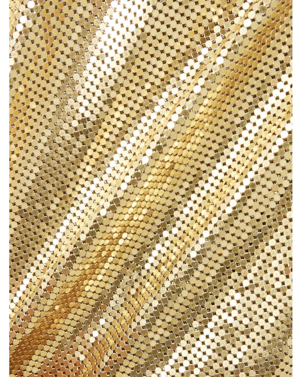 Rabanne Metallic Chainmail Mini Dress
