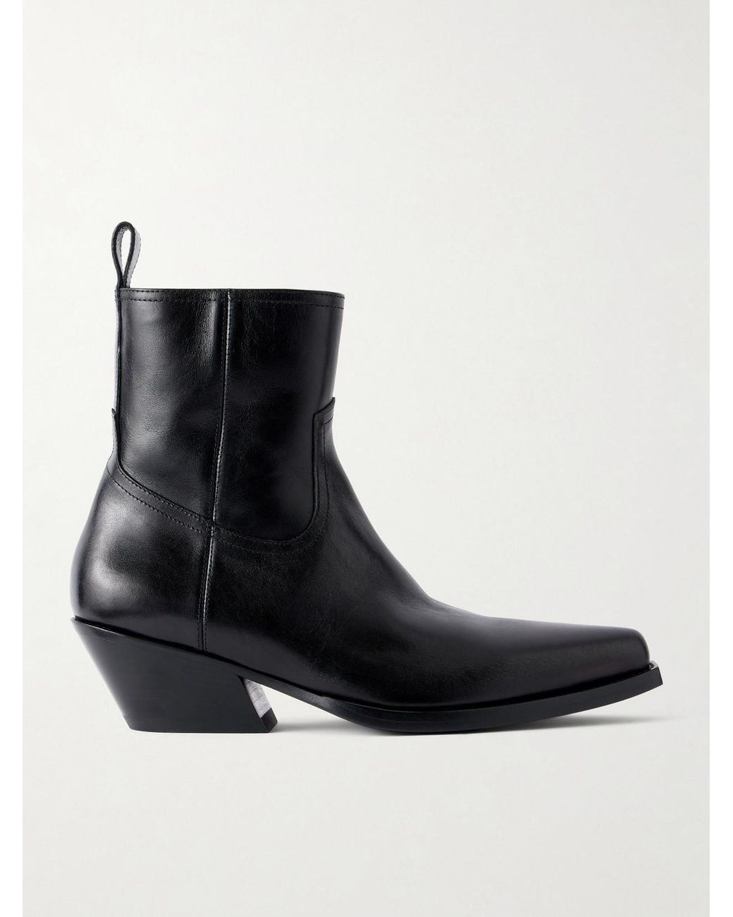 Ann Demeulemeester Black Imme Leather Ankle Boots
