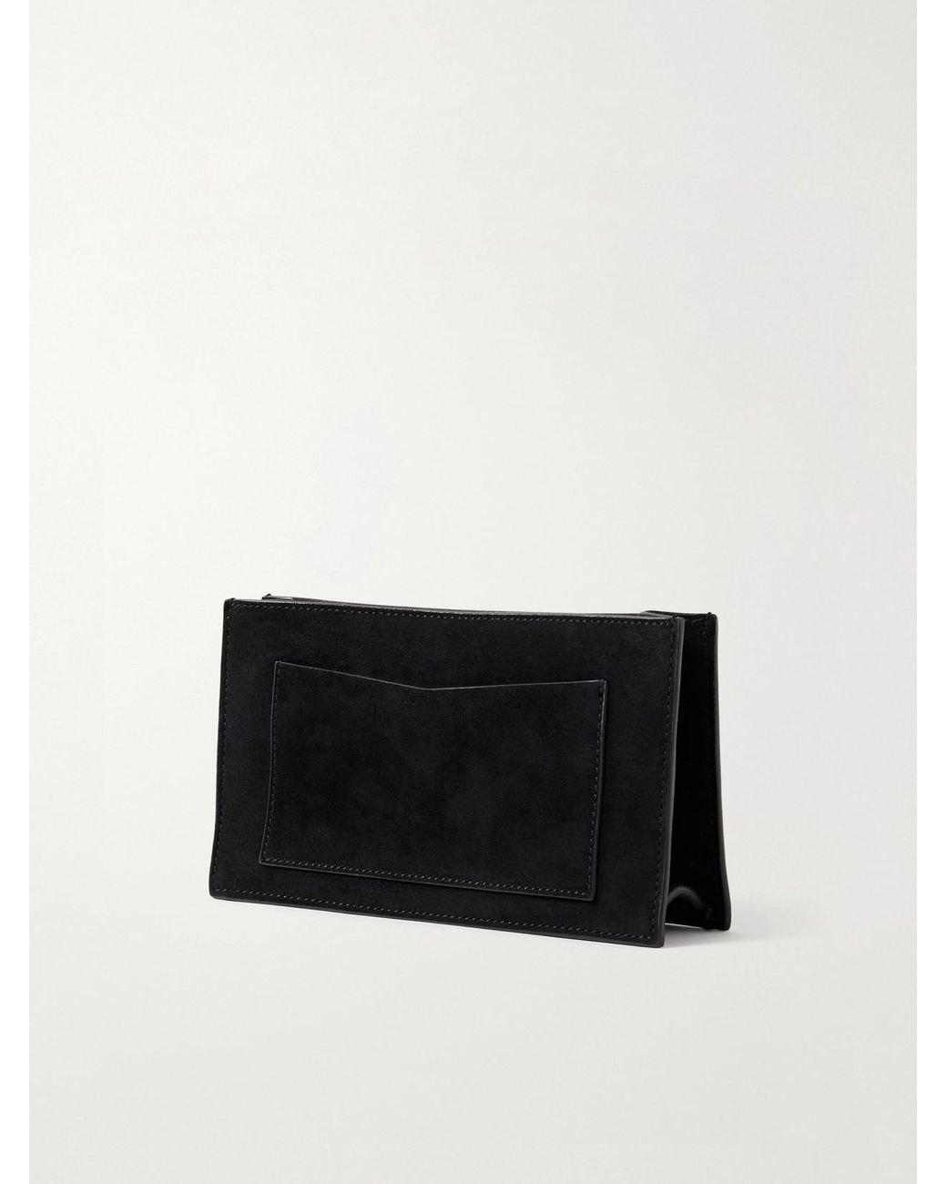 Metier Black Ease Suede Clutch