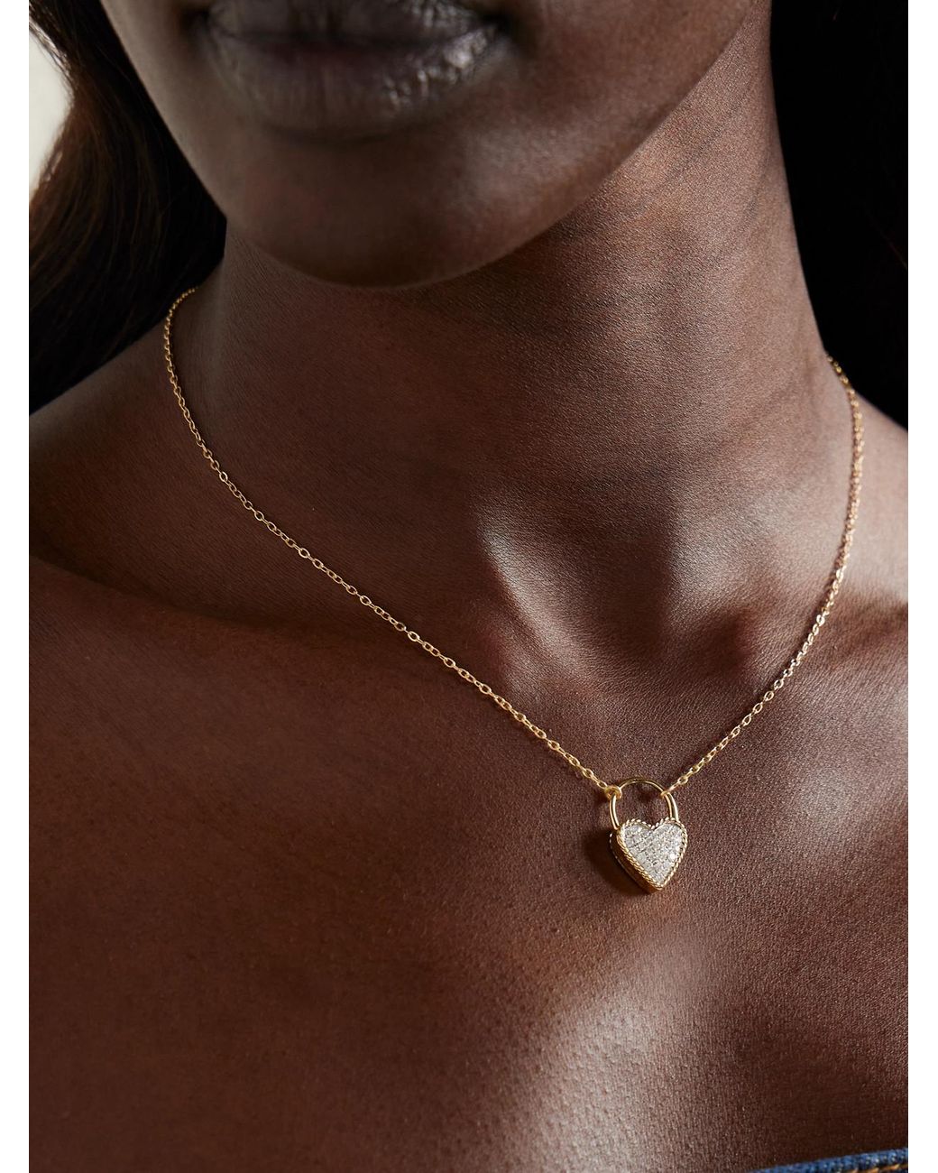 Yvonne Léon Natural 18-Karat Diamond Necklace
