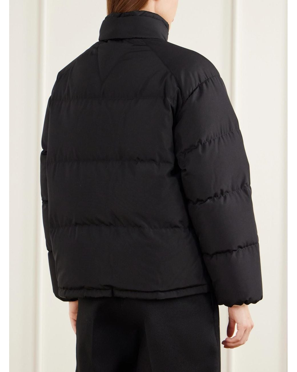 Moncler Blue Verone Quilted Shell Down Jacket