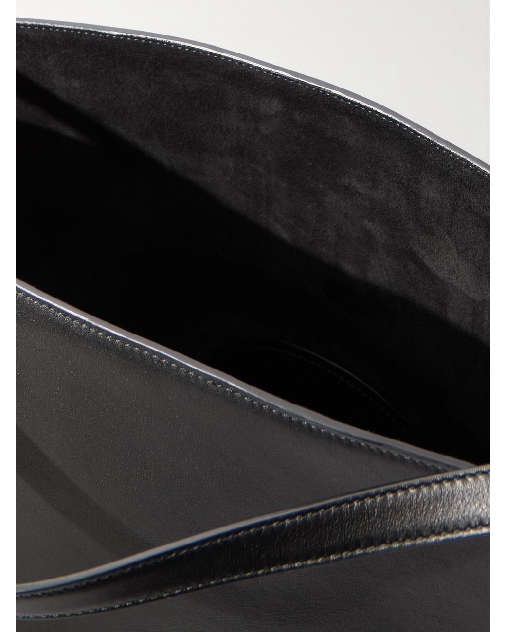 Alaïa Black Hip Large Leather Bucket Bag