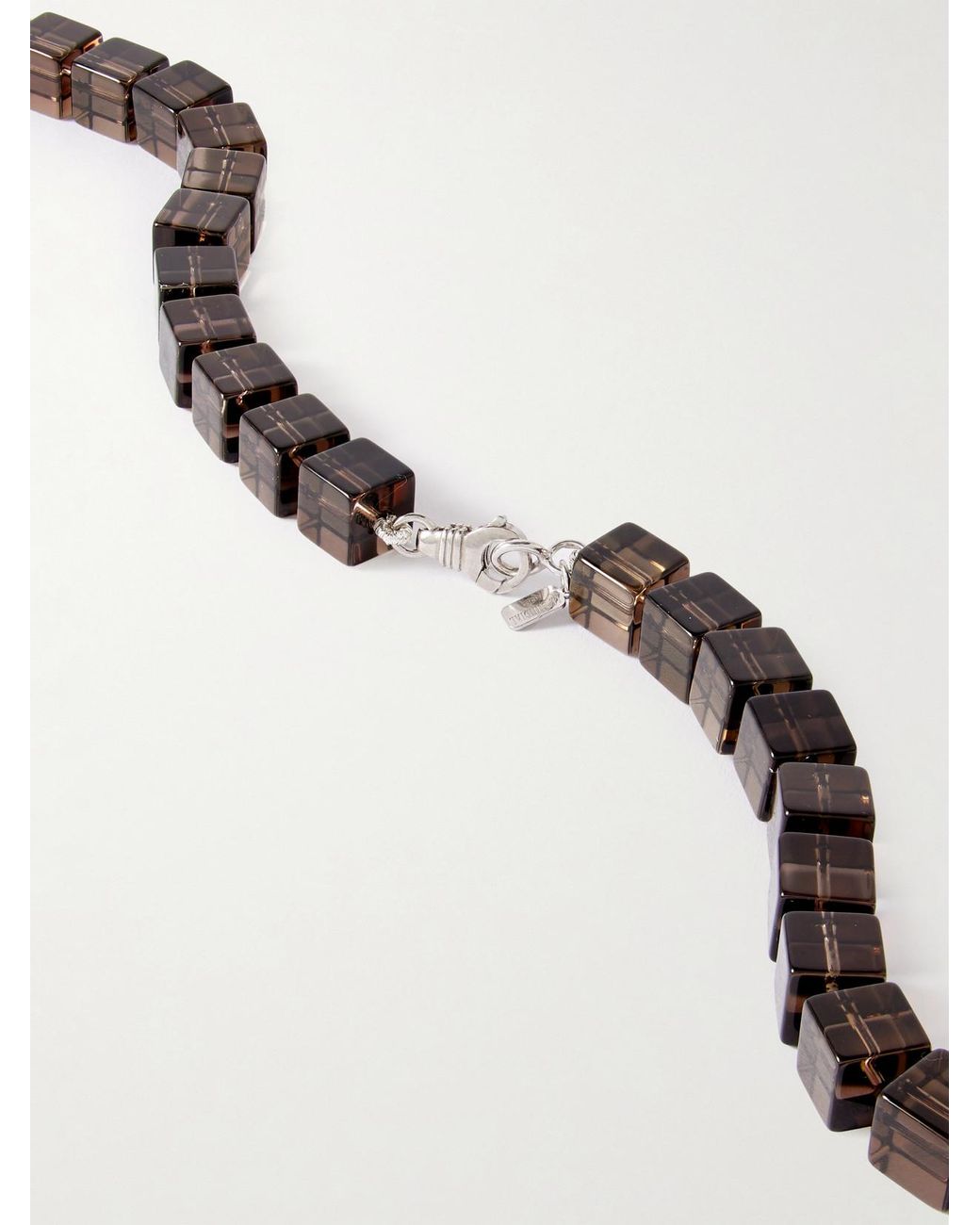 Le Sundial Gray Tina Smoky Quartz Necklace