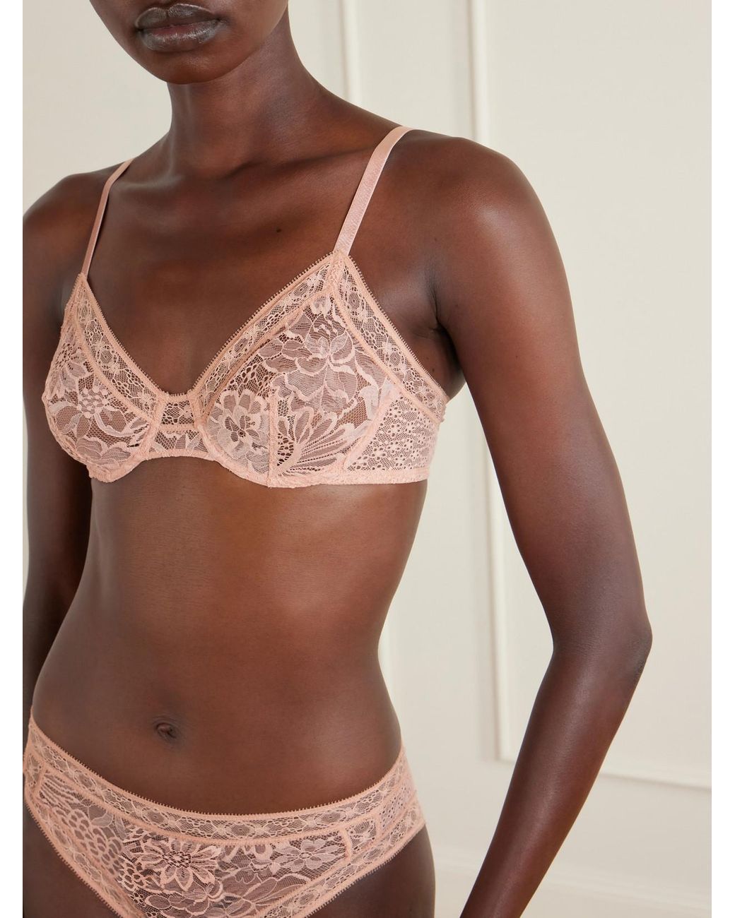 Eres Natural Somptueuse Lace Underwired Balconette Bra