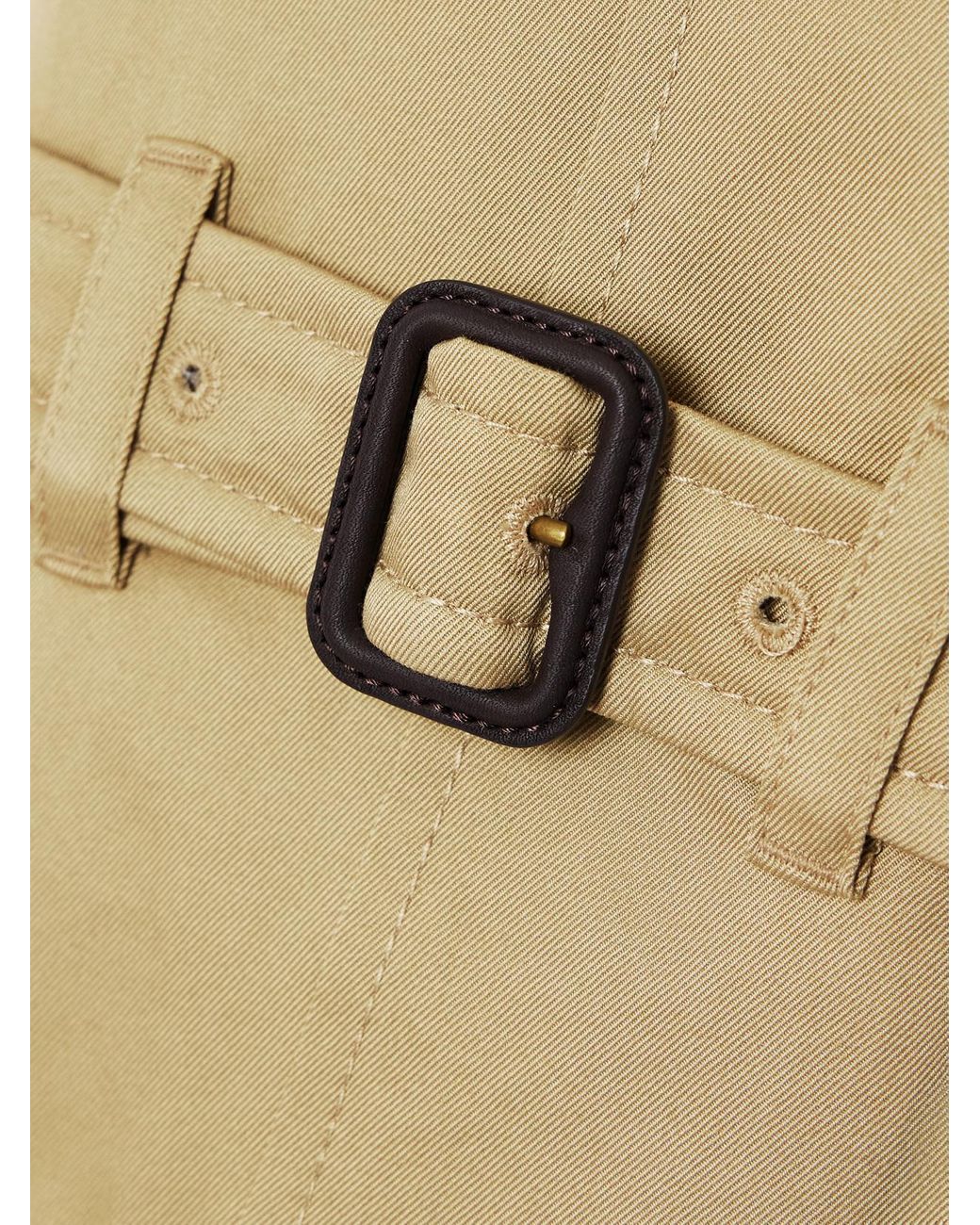 Burberry Natural Castleford Double-Breasted Cotton-Gabardine Trench Coat