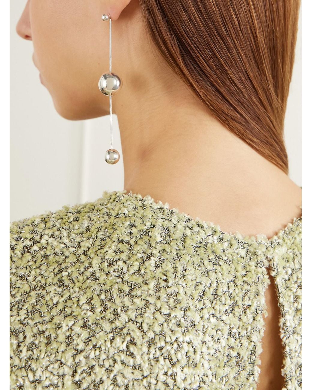 Camille Surault Natural Vada Asymmetric Sterling Earrings