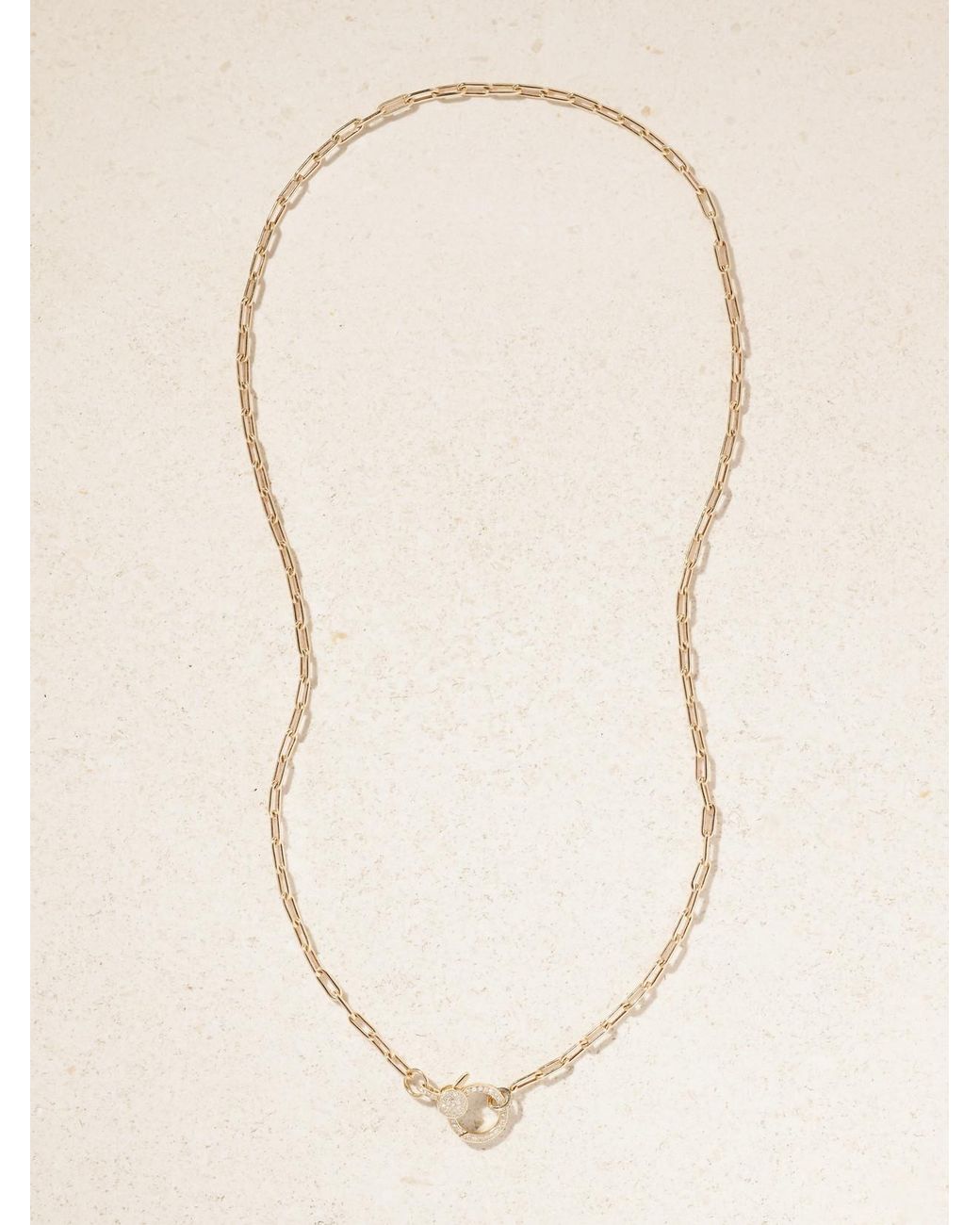 Ileana Makri Natural 14-Karat Diamond Necklace