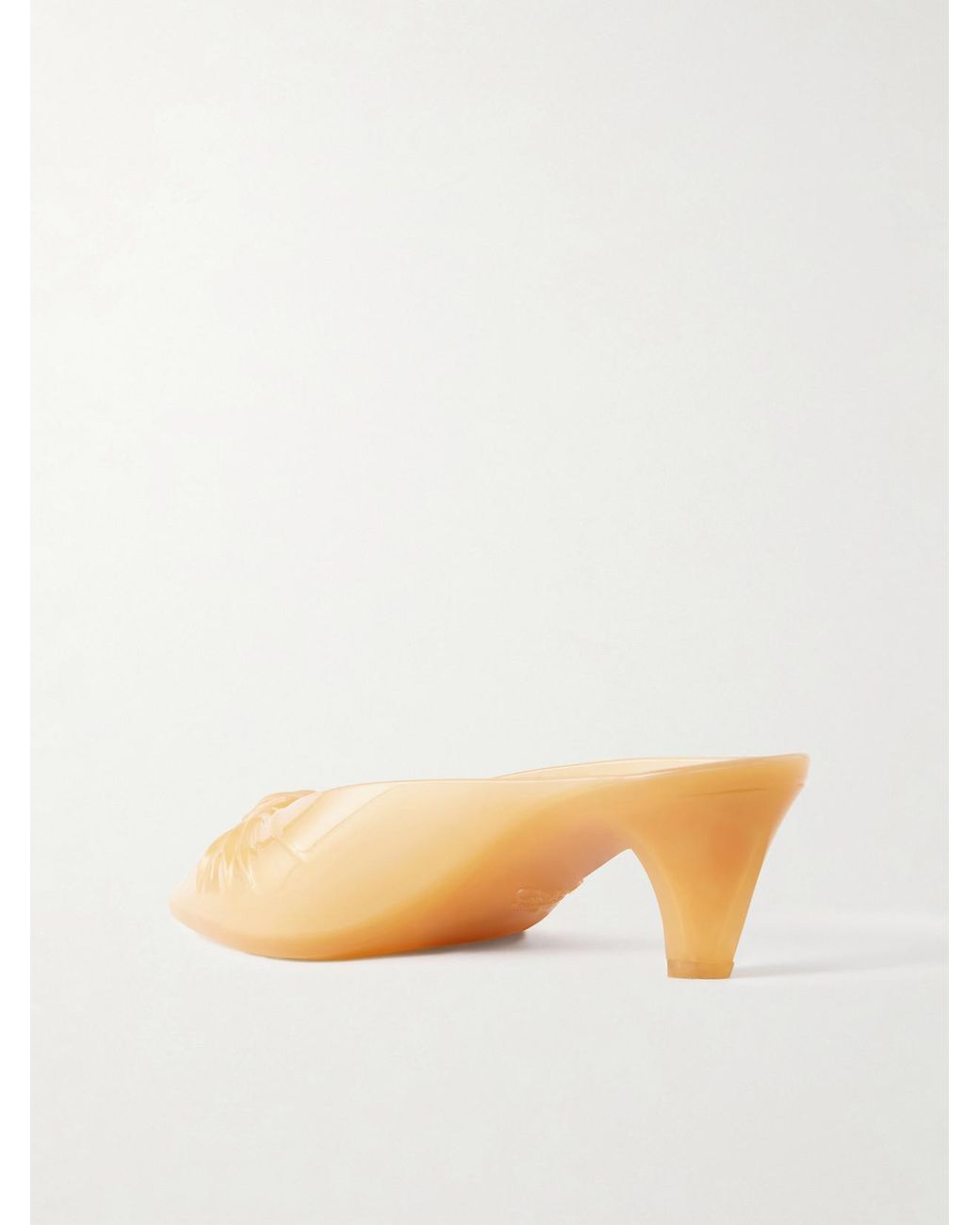 Chloé Natural Ruched Tpu Mules