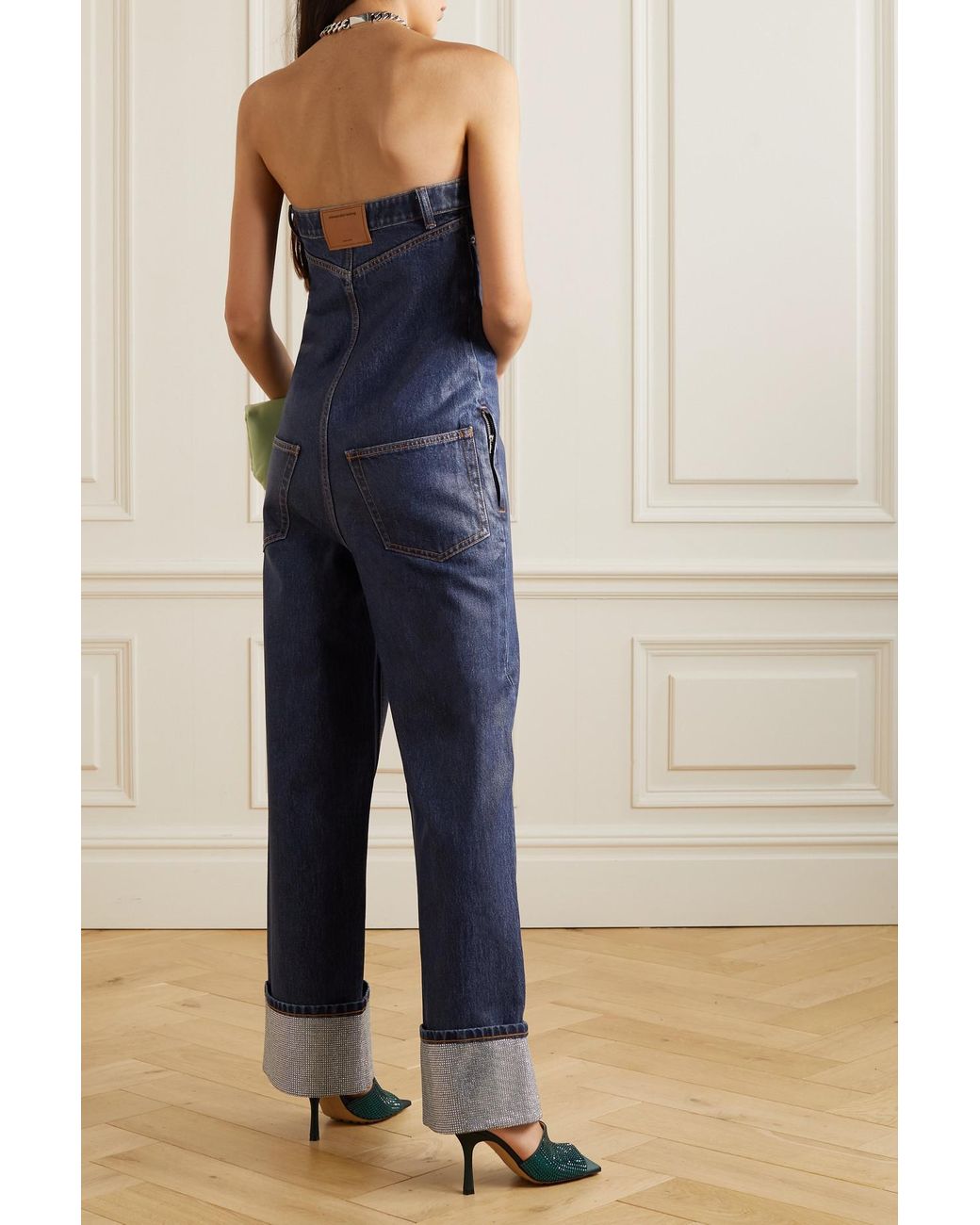 Alexander wang sales denim jumpsuit