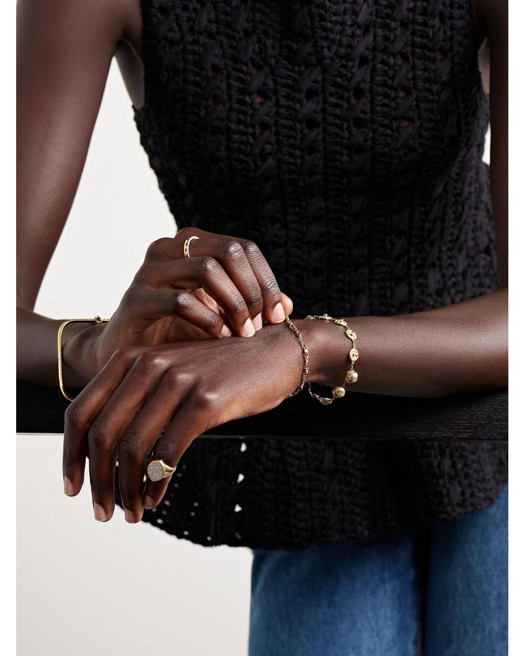 Yvonne Léon Natural 9-Karat Diamond Bracelet