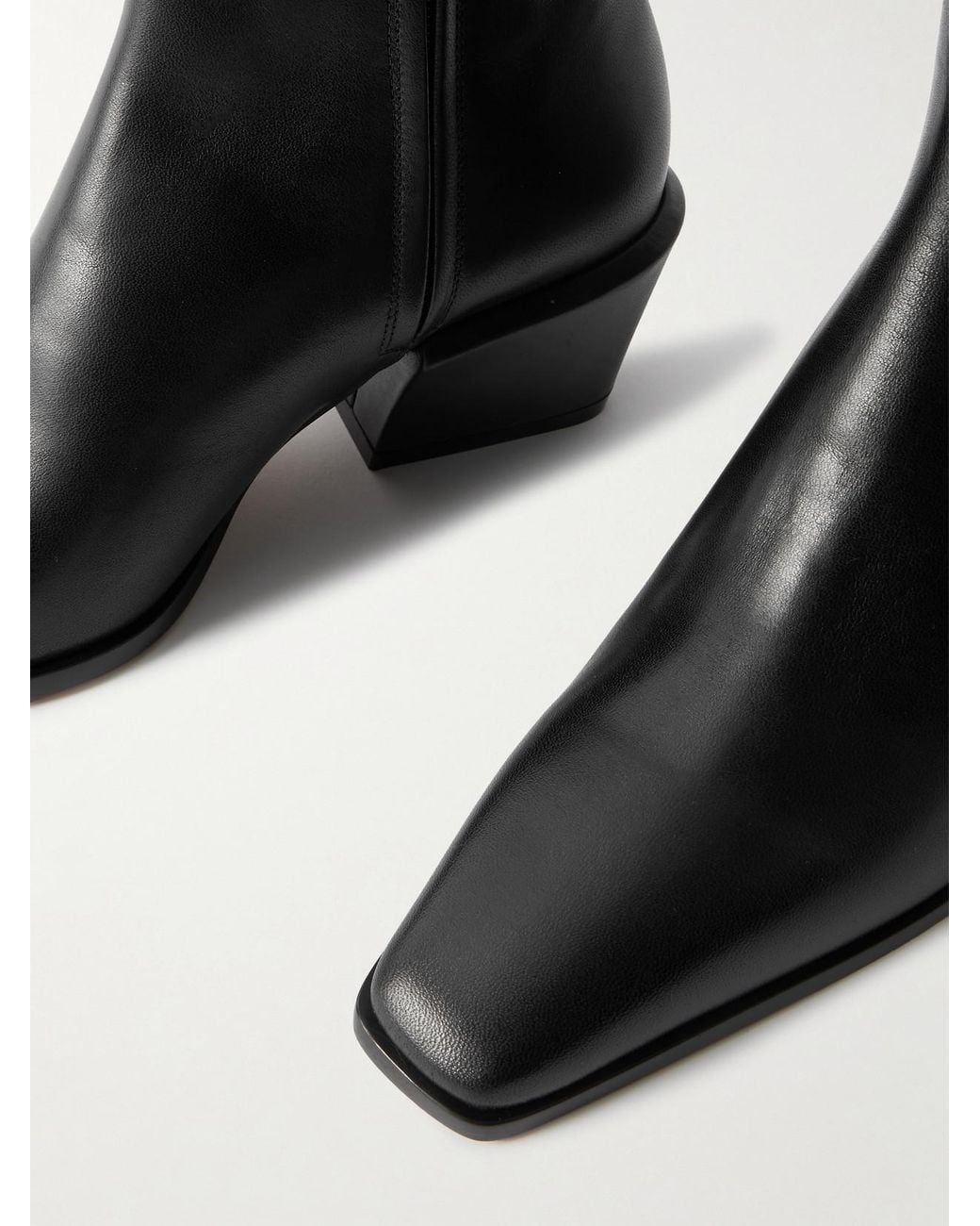 Paris Texas Black Bettina 50 Leather Ankle Boots