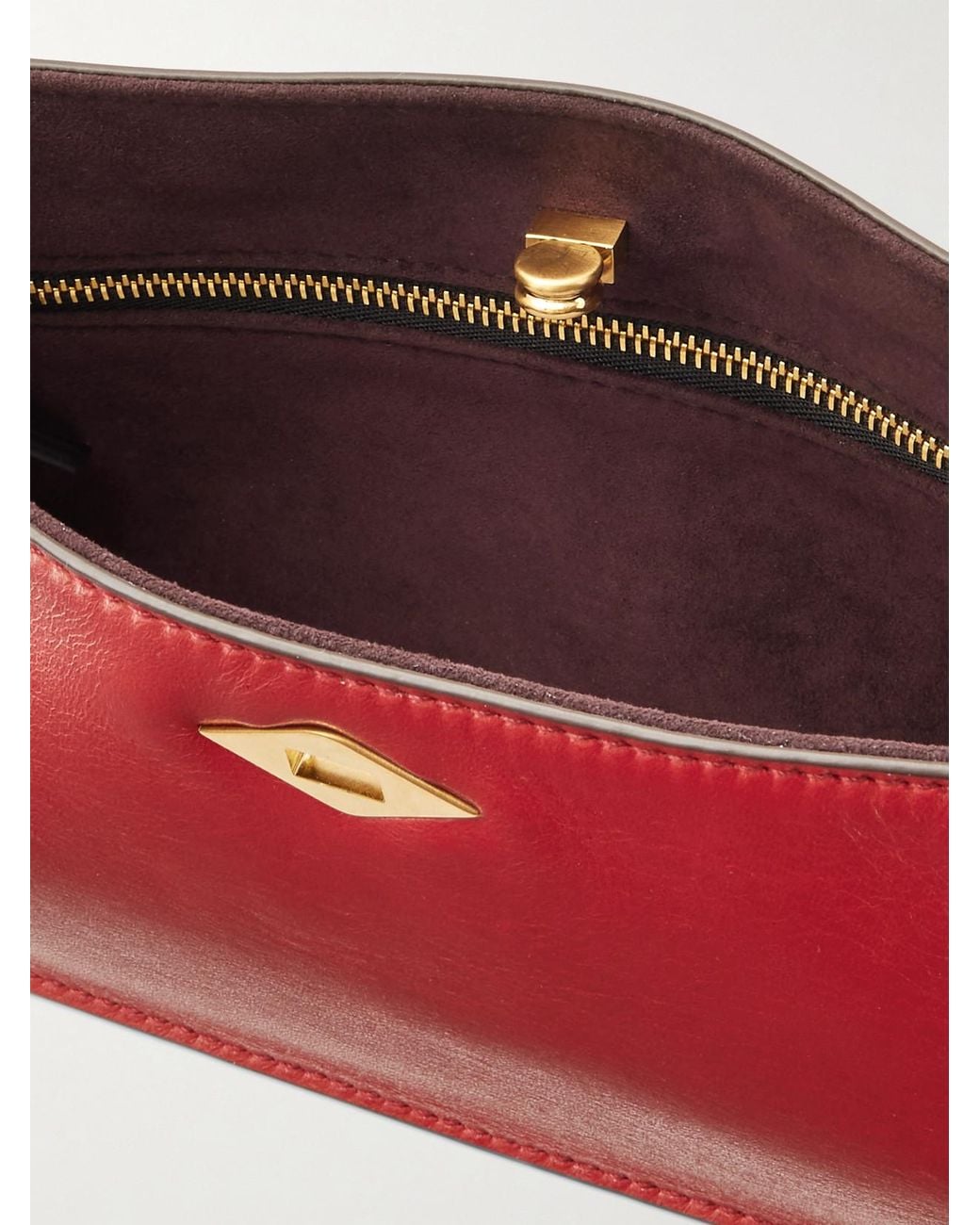 Metier Red Ease 22 Leather Clutch
