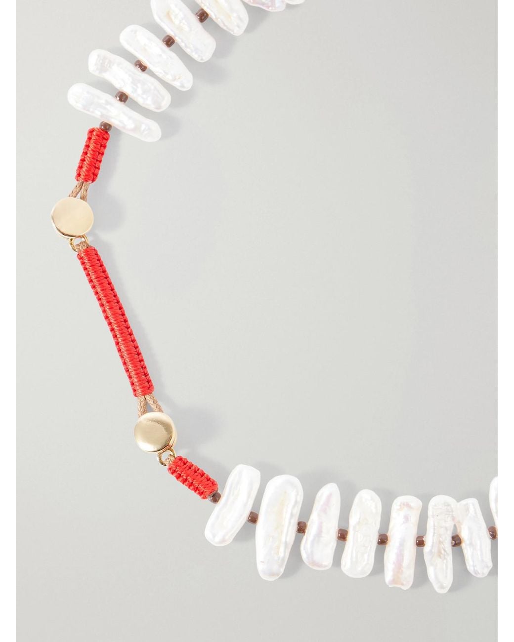 Roxanne Assoulin Natural The Pearls Branch Beaded Necklace