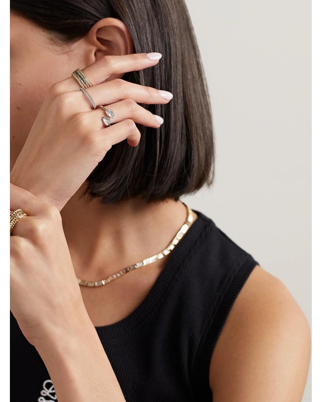 Anita Ko Natural 18-Karat Diamond Eternity Ring