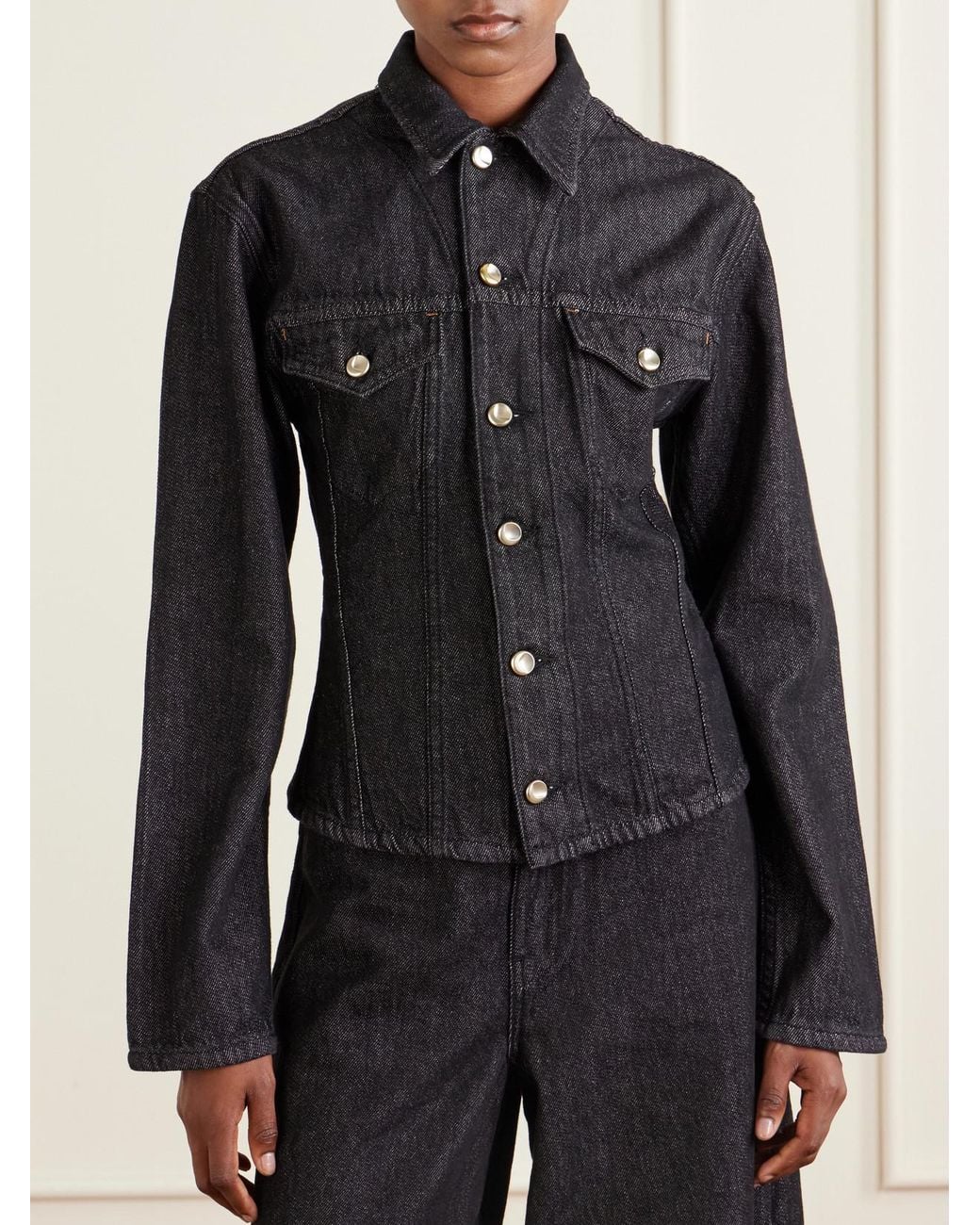 OSSOU Black Palo Denim Jacket