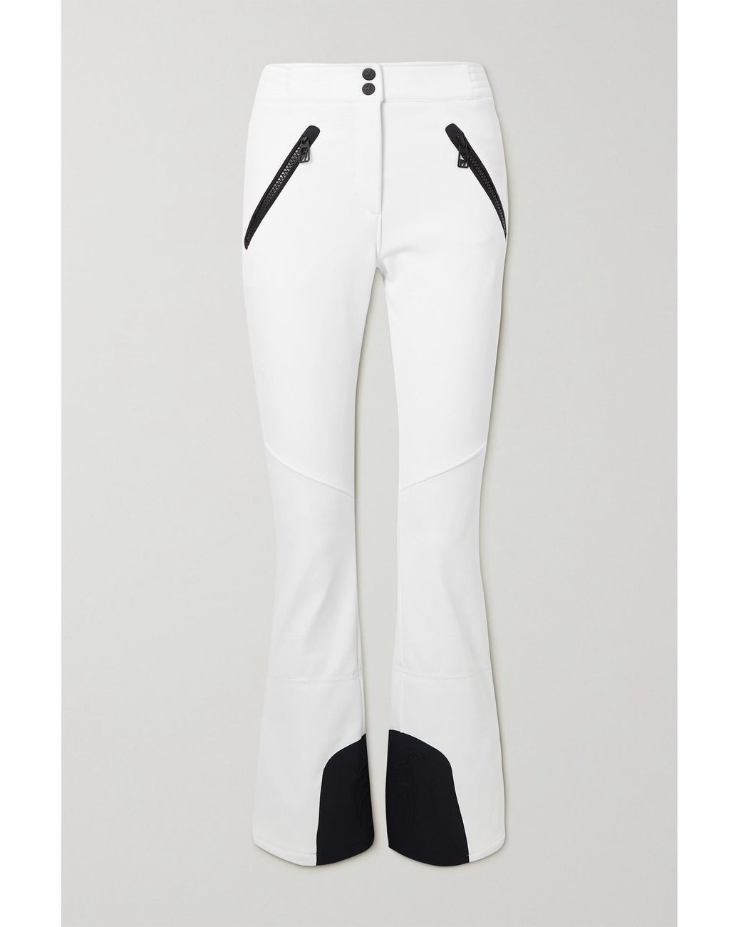 Toni Sailer Ella Two-tone Flared Ski Pants in White | Lyst UK