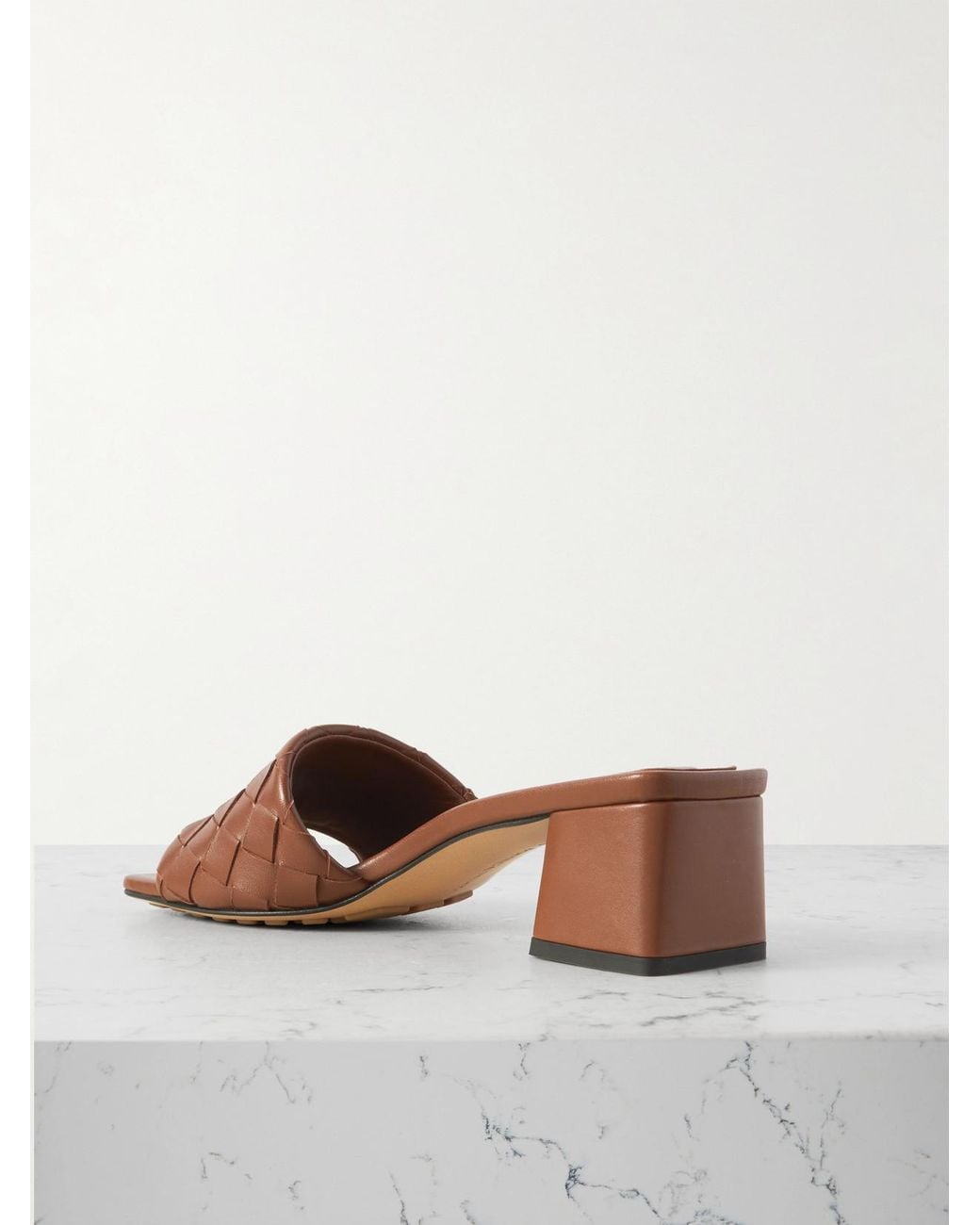 Bottega Veneta Brown Mule Sandal