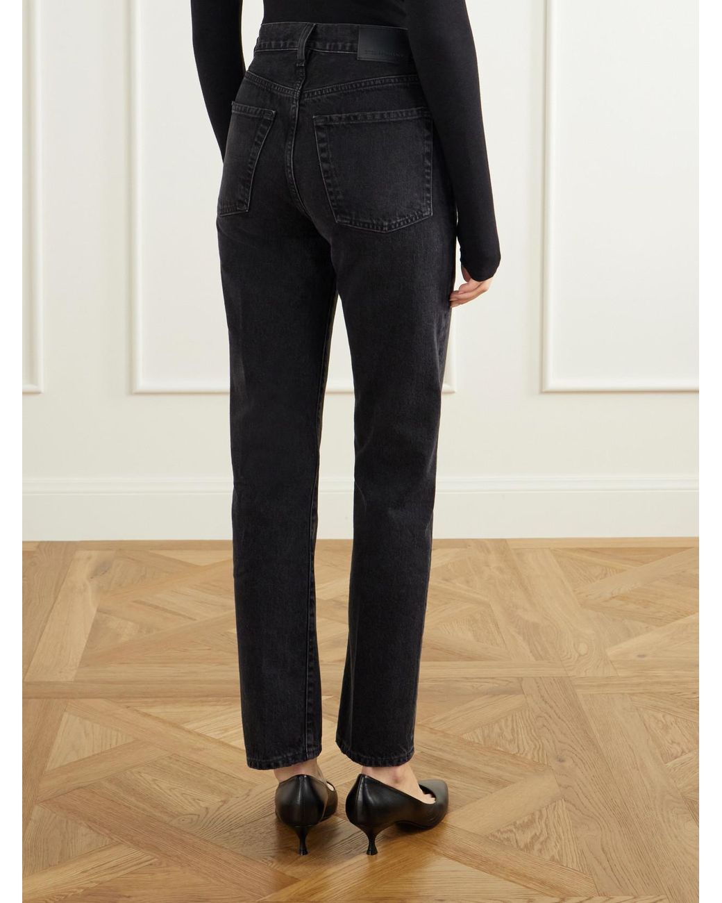 Citizens of Humanity Blue 90's French High-Waist Straight-Leg Jeans