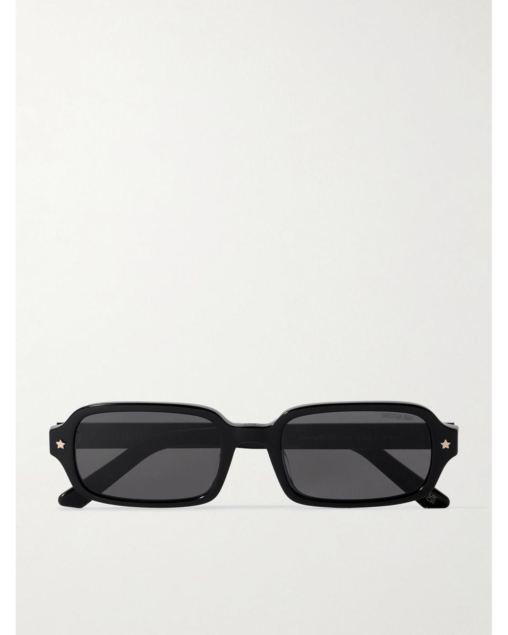 Dior Black Diorpacific S3I Rectangular-Frame Acetate Sunglasses