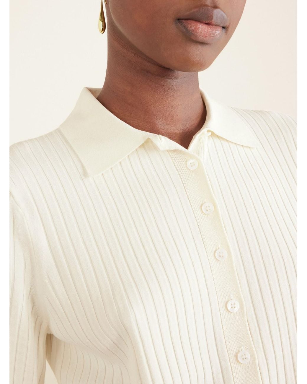 Twp Natural Ribbed Jersey Shirt