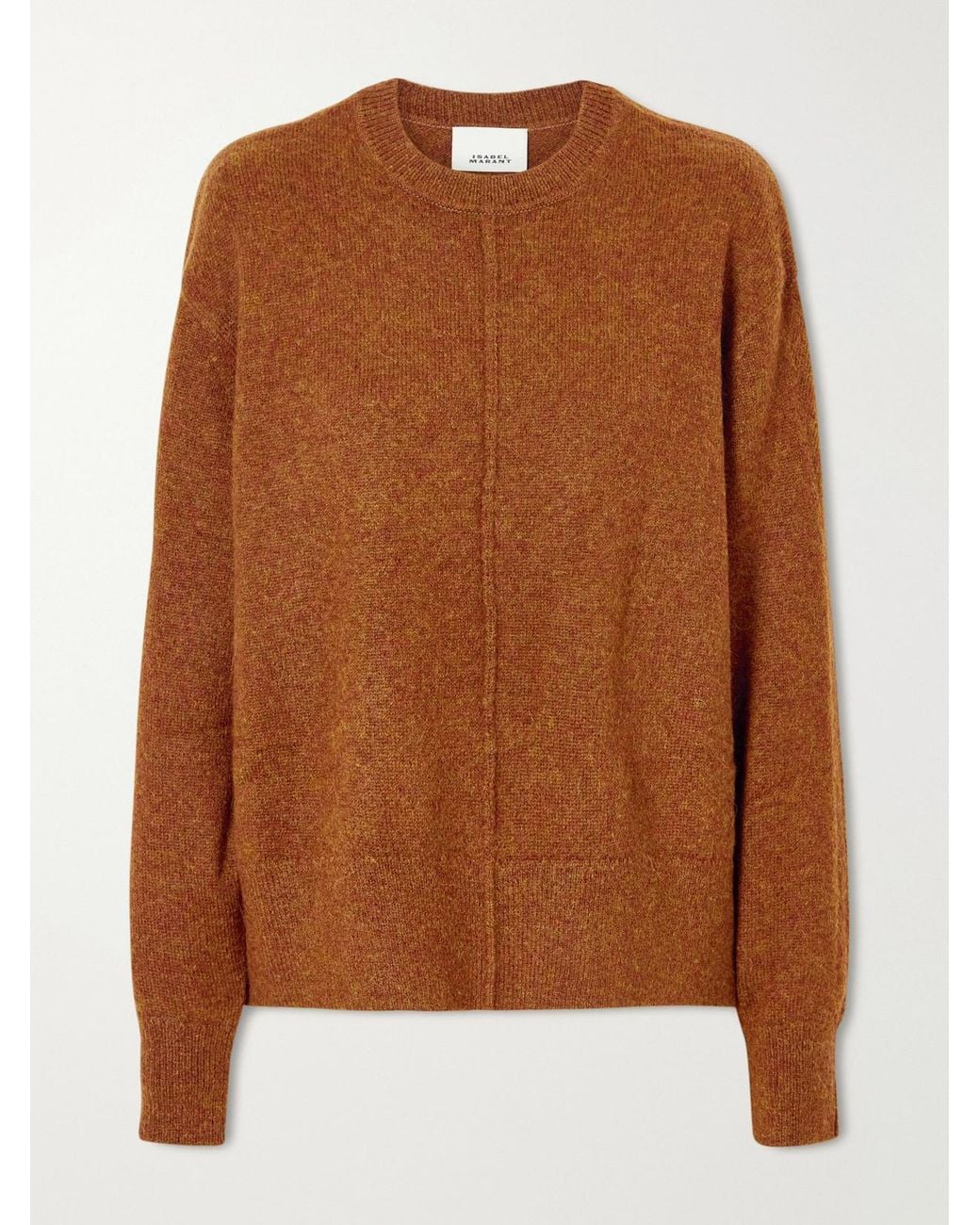 Isabel Marant Brown Thomane Alpaca-Blend Sweater