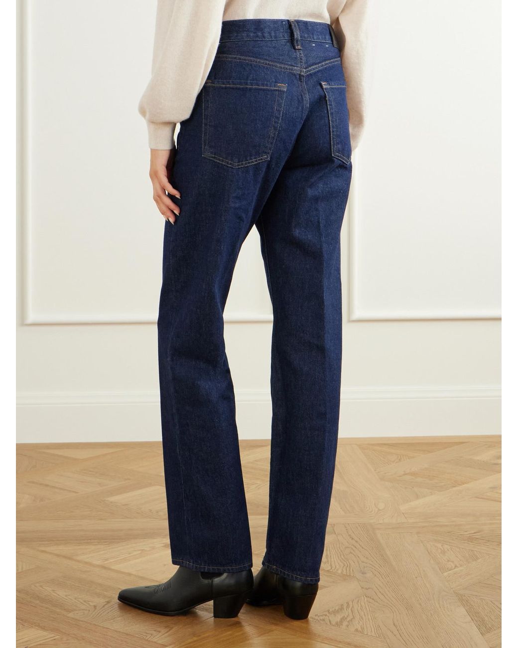Citizens of Humanity Blue 90's French High-Waist Straight-Leg Jeans