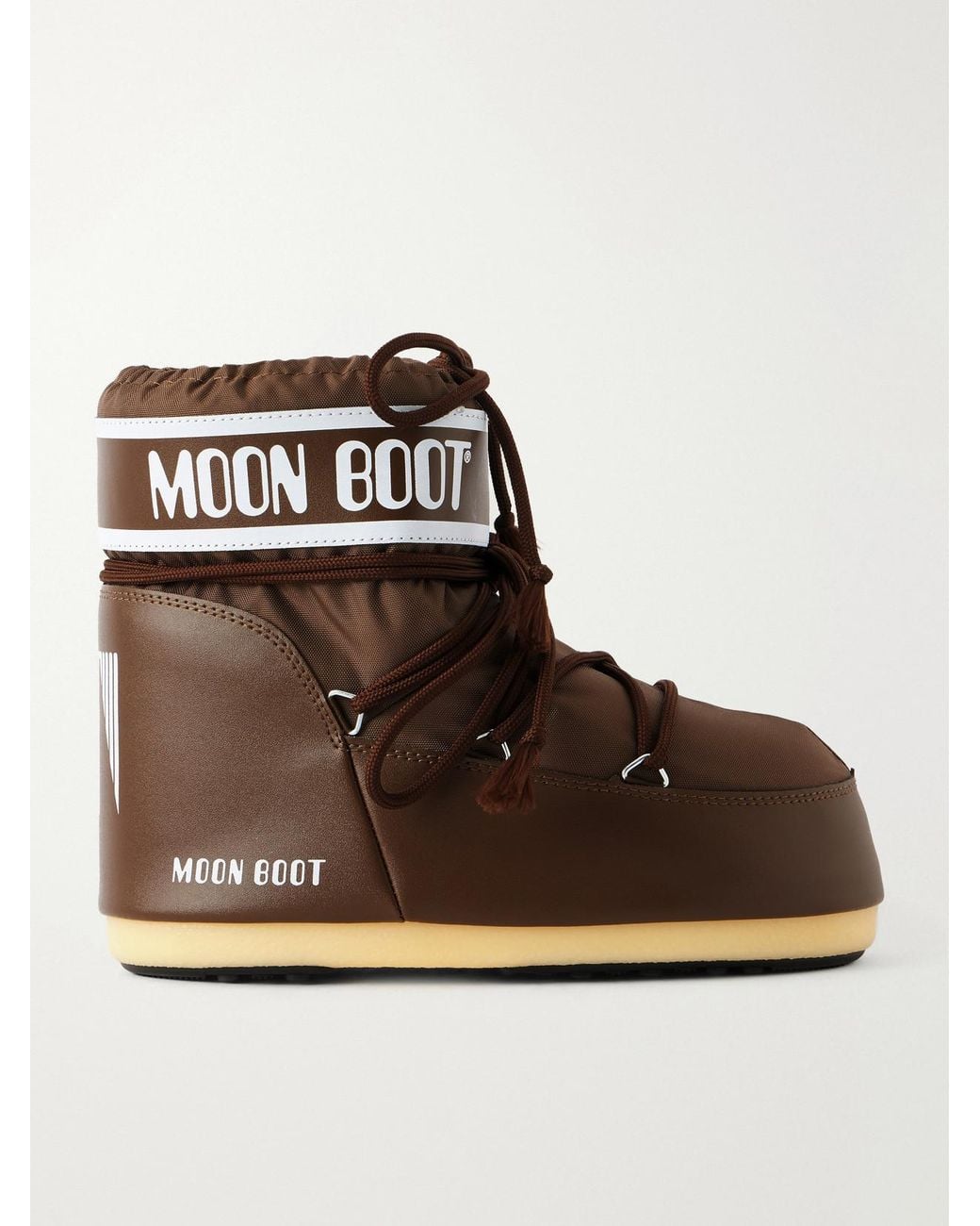 Moon Boot Brown Icon Low Shell Snow Boots