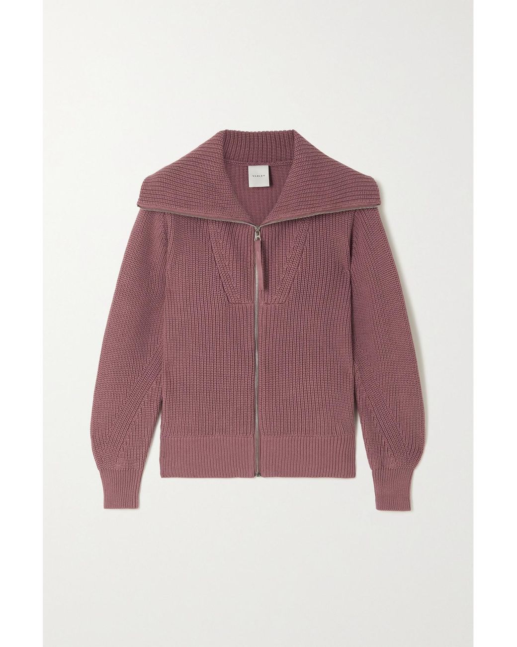 Ardley fleece and ribbed cotton jacket