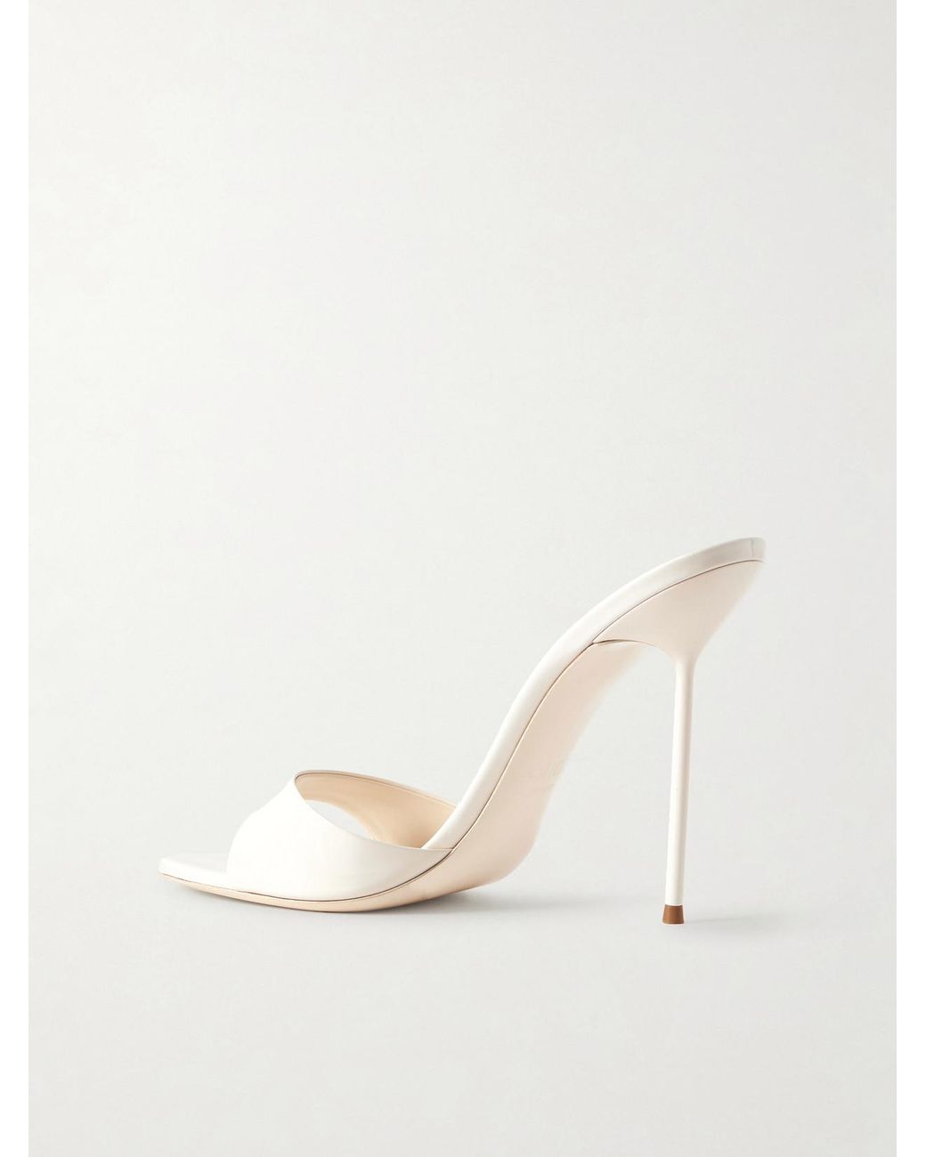 Paris Texas Natural Lidia 105 Patent-Leather Sandals