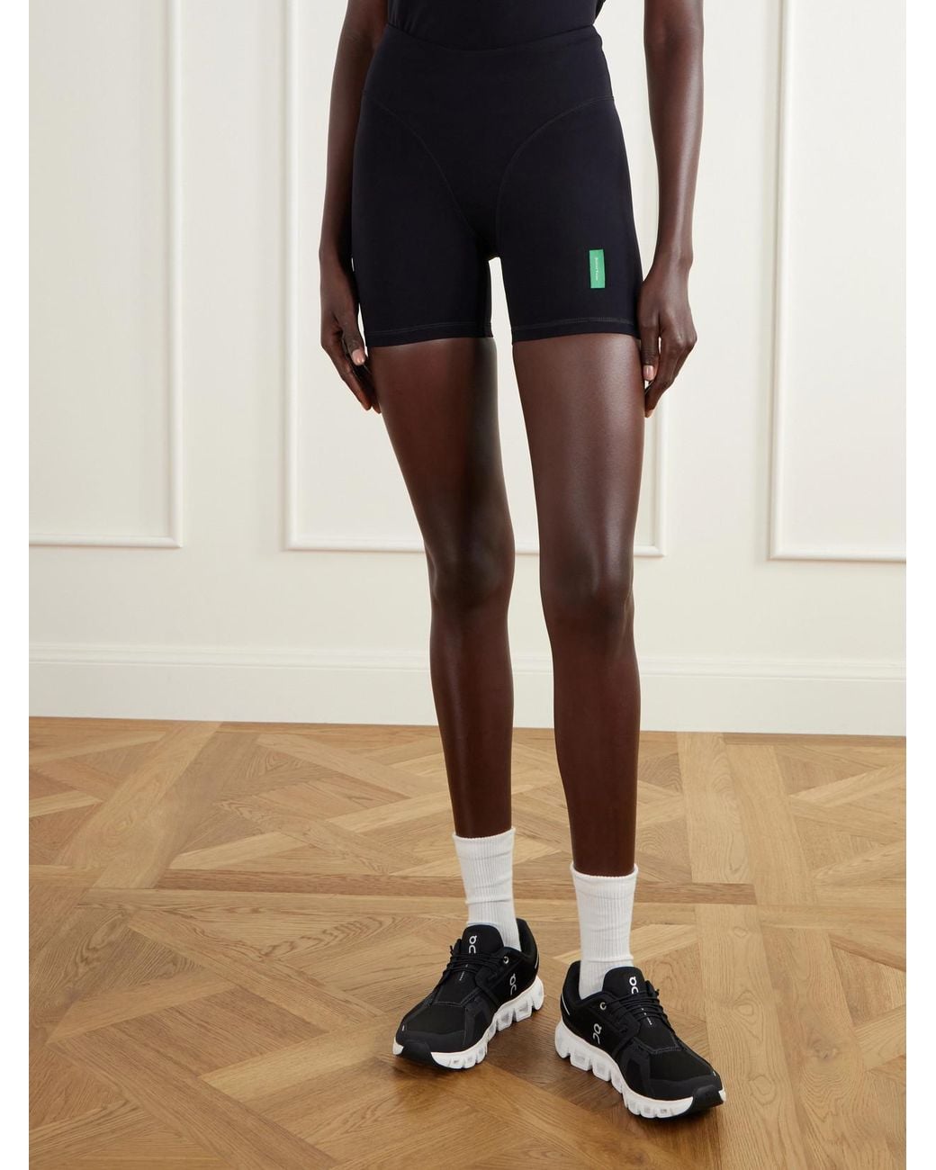 District Vision Blue Logo-Appliquéd 5' Stretch-Knit Shorts