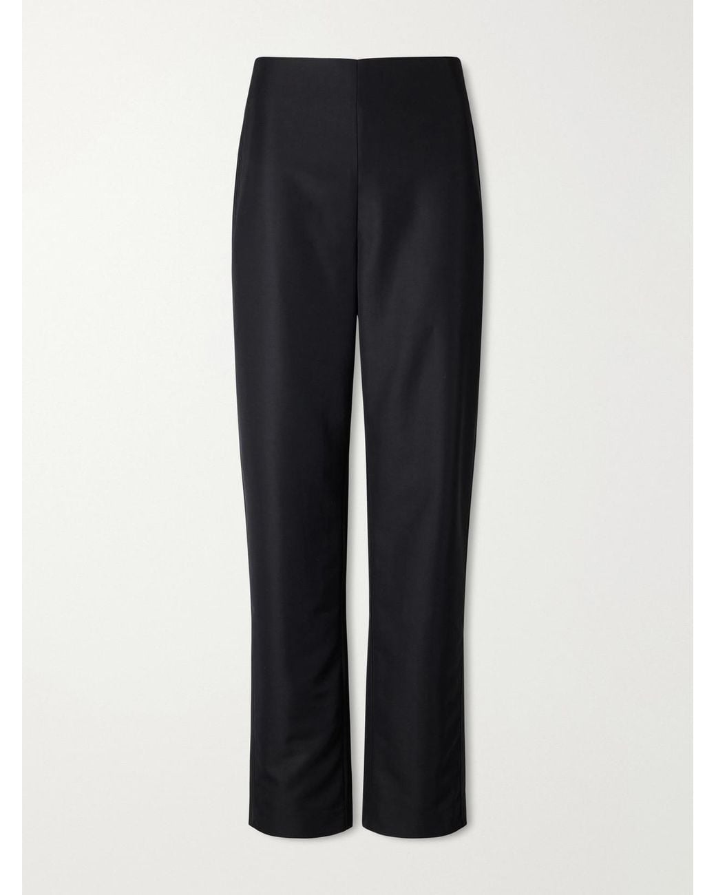 Kallmeyer Blue Nadja Wool-Blend Gazar Straight-Leg Pants