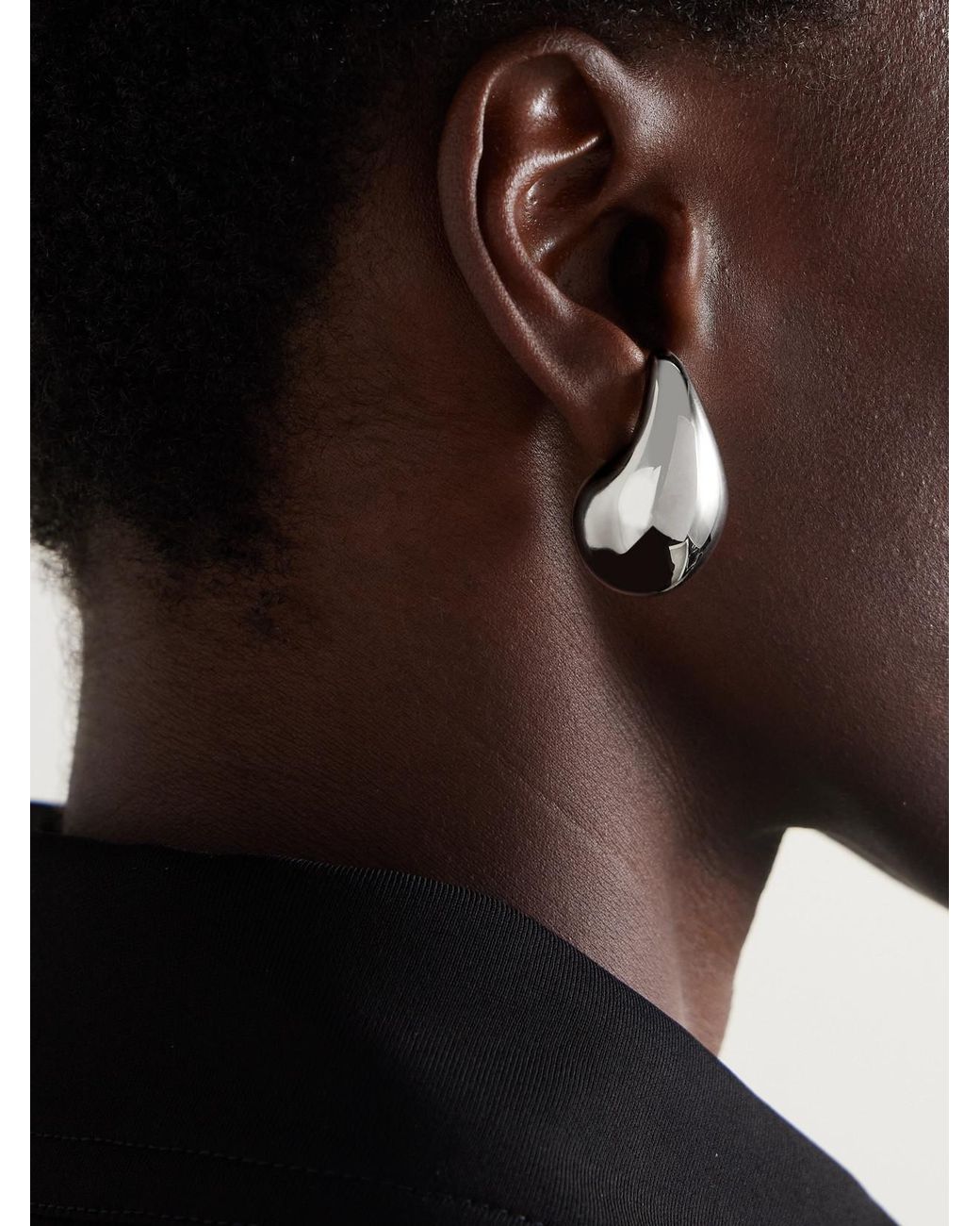 Bottega Veneta White Earrings