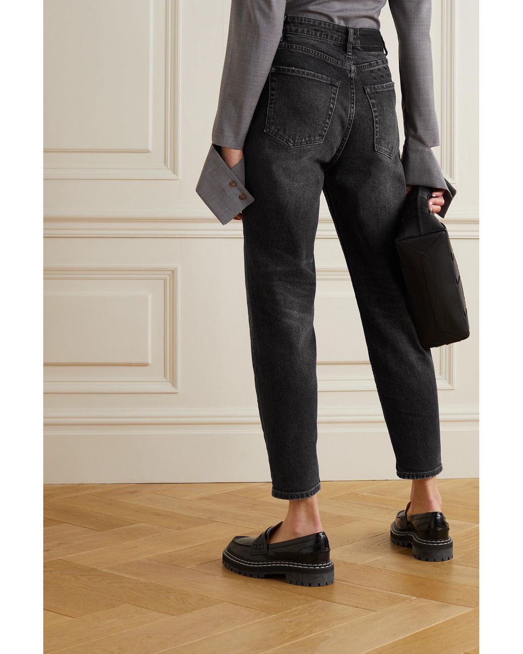 Ksubi Pointer High-rise Tapered Denim 
