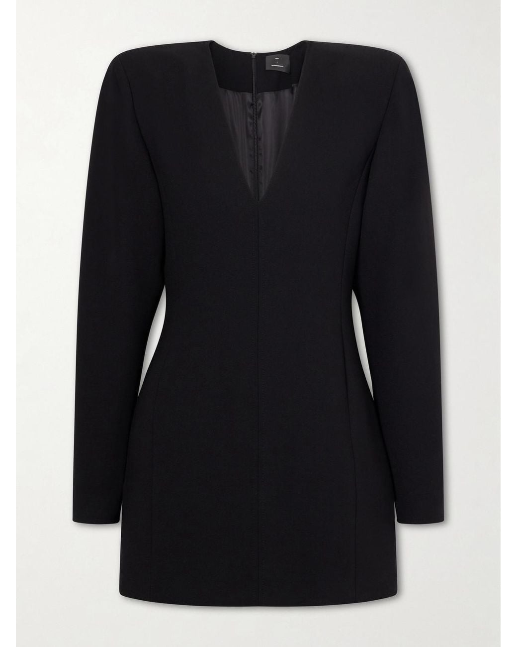 Wardrobe NYC Black Woven Mini Dress