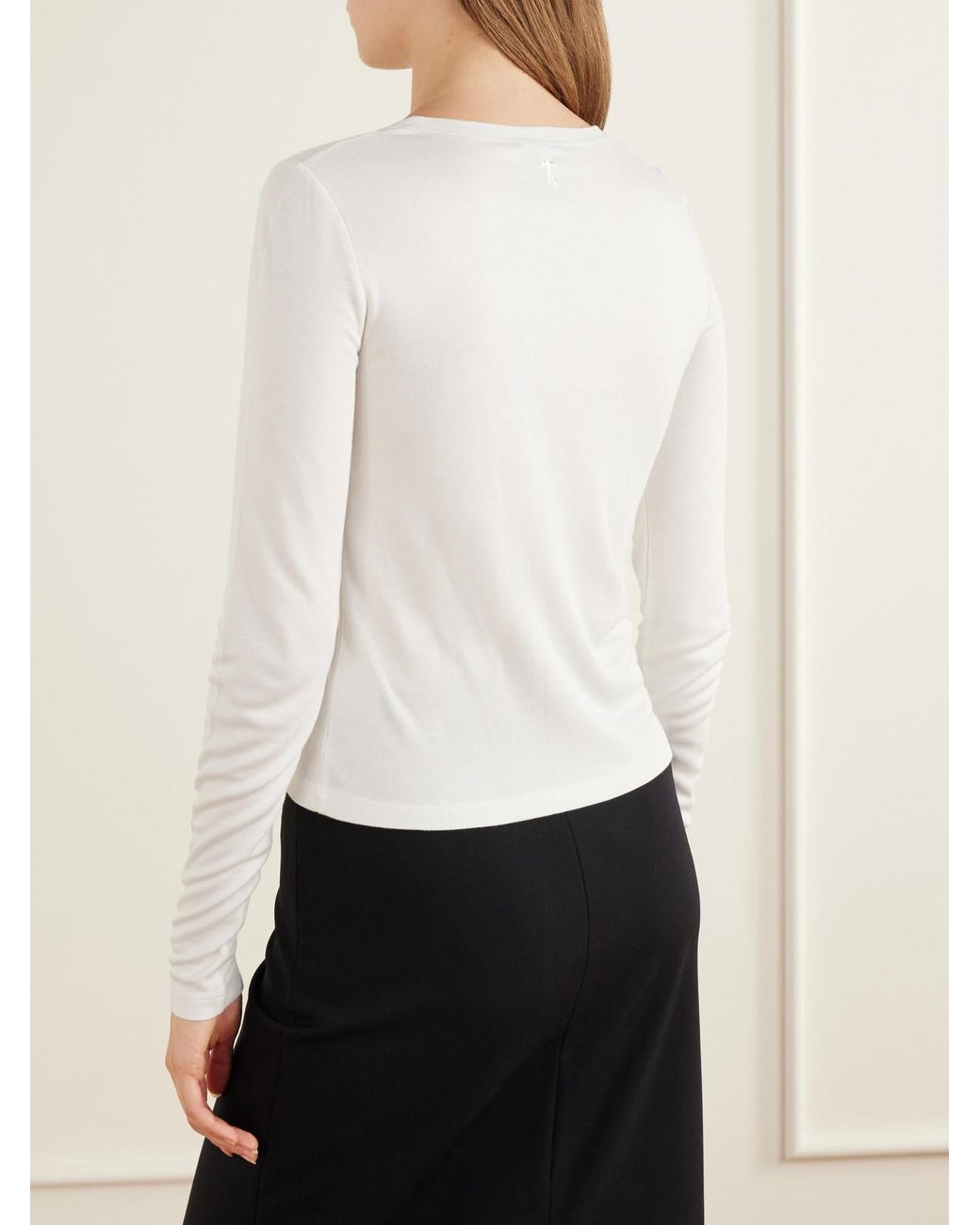 The Park White Dina Pyratex Circulose Jersey T-Shirt