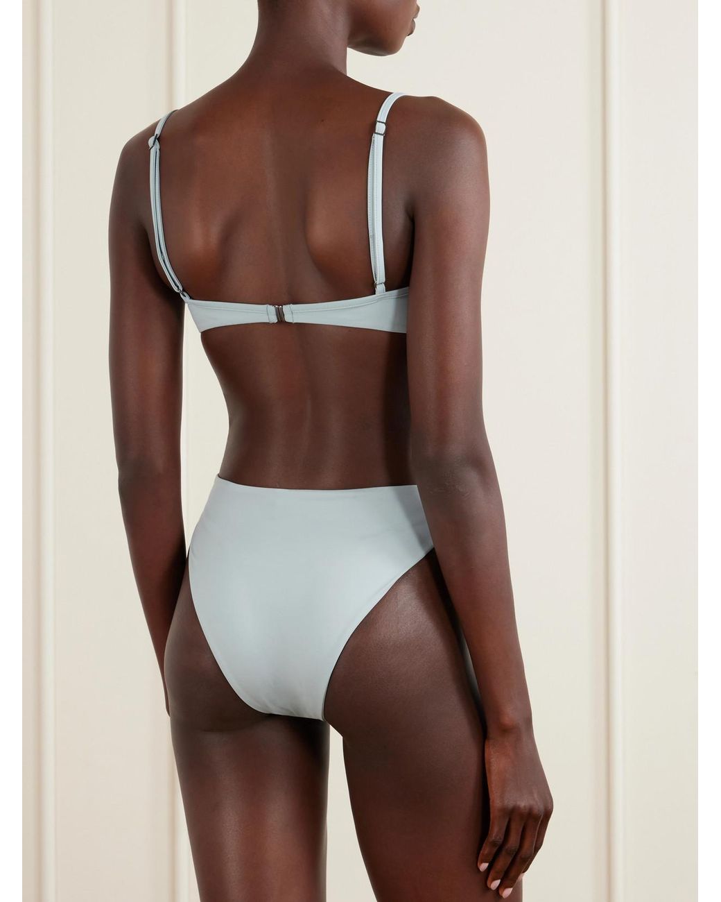 Haight Blue Monica Stretch-Jersey Bikini Top