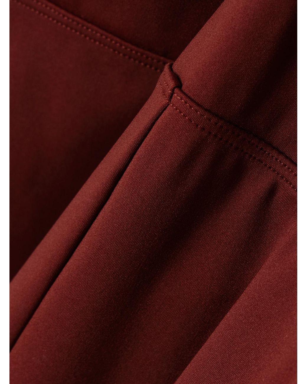 Eres Red Graham Tulle-Trimmed Stretch-Jersey Jumpsuit
