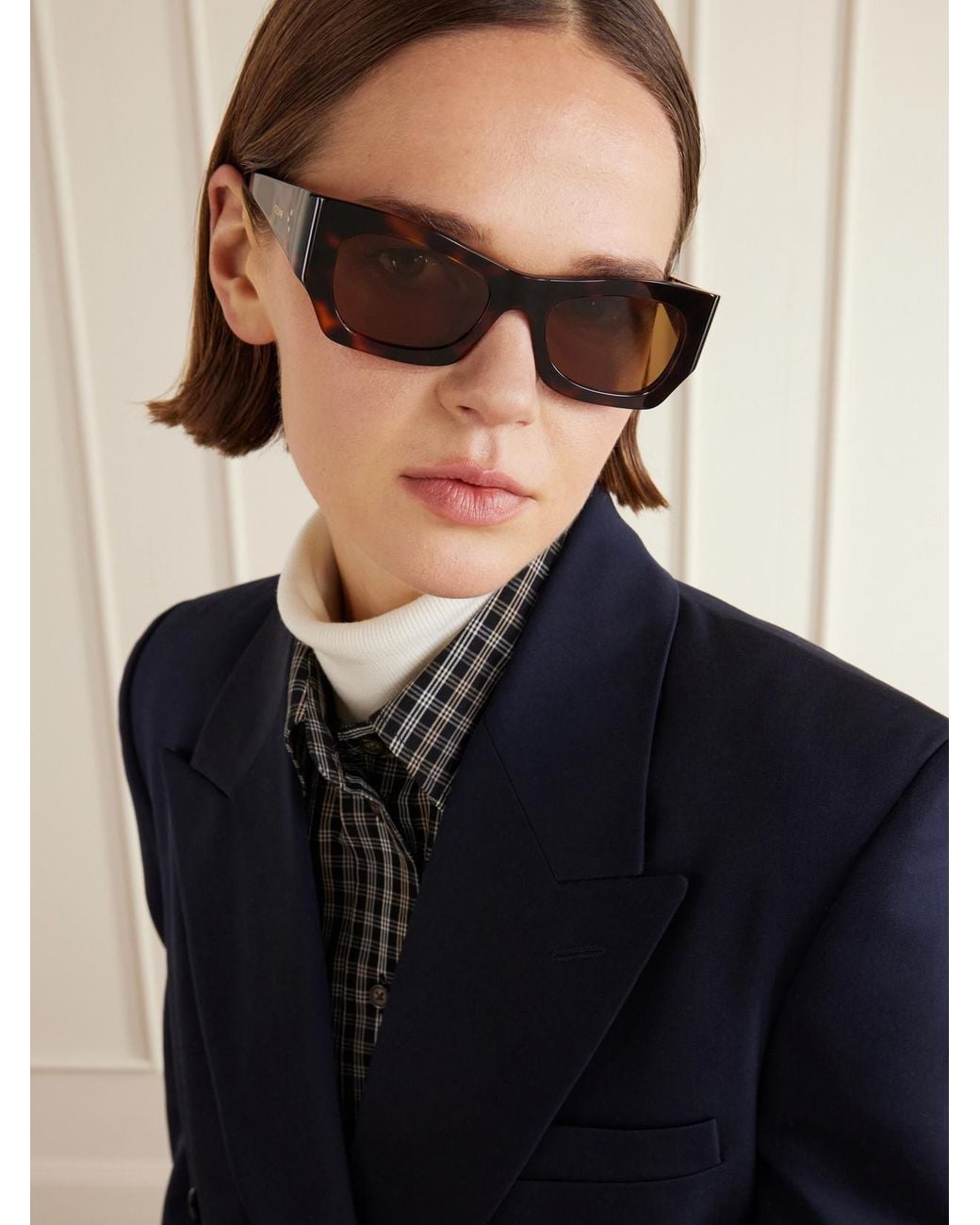 Céline Multicolor Square-Frame Acetate Sunglasses