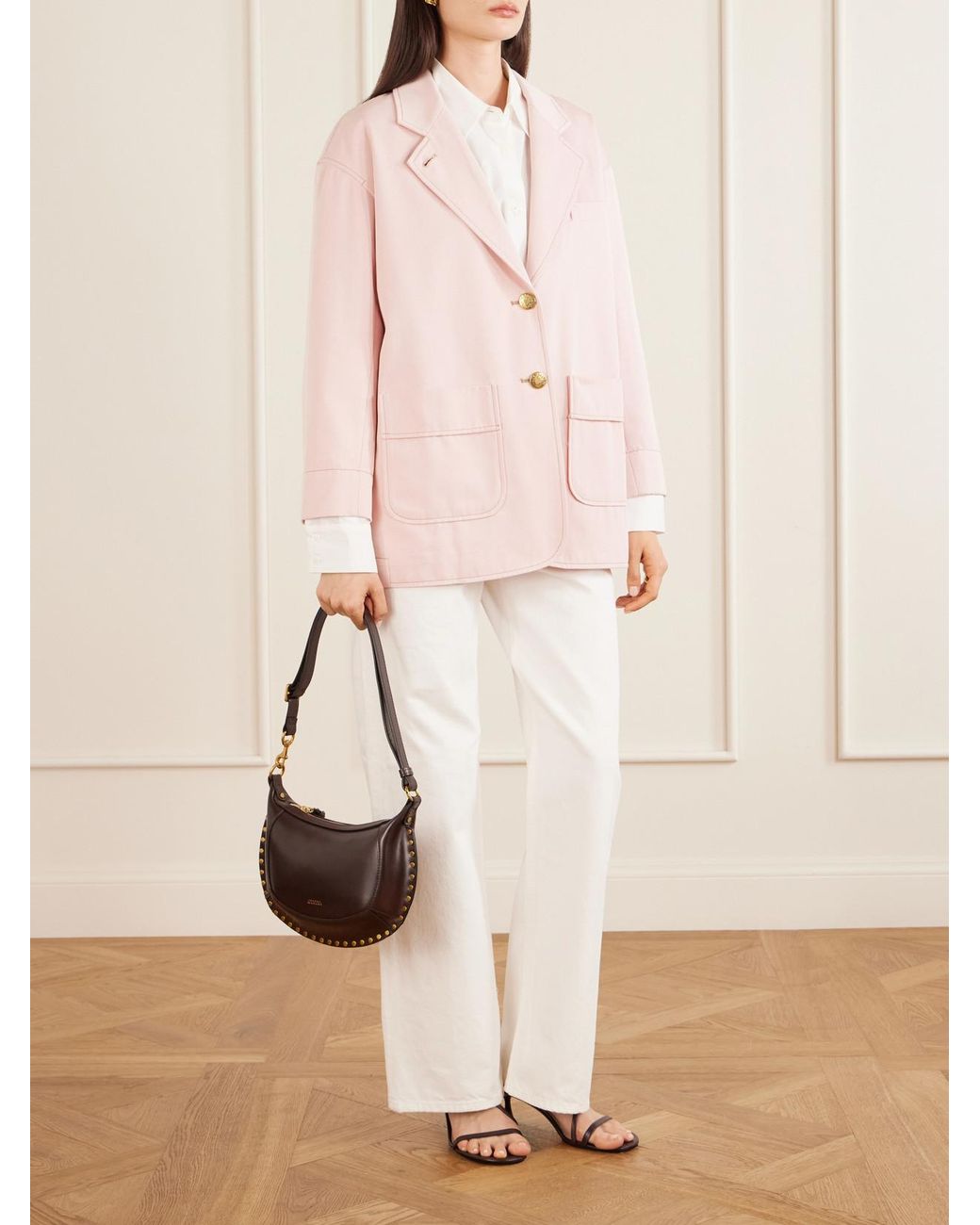 Maison Mayle Pink James Cotton Twill Jacket