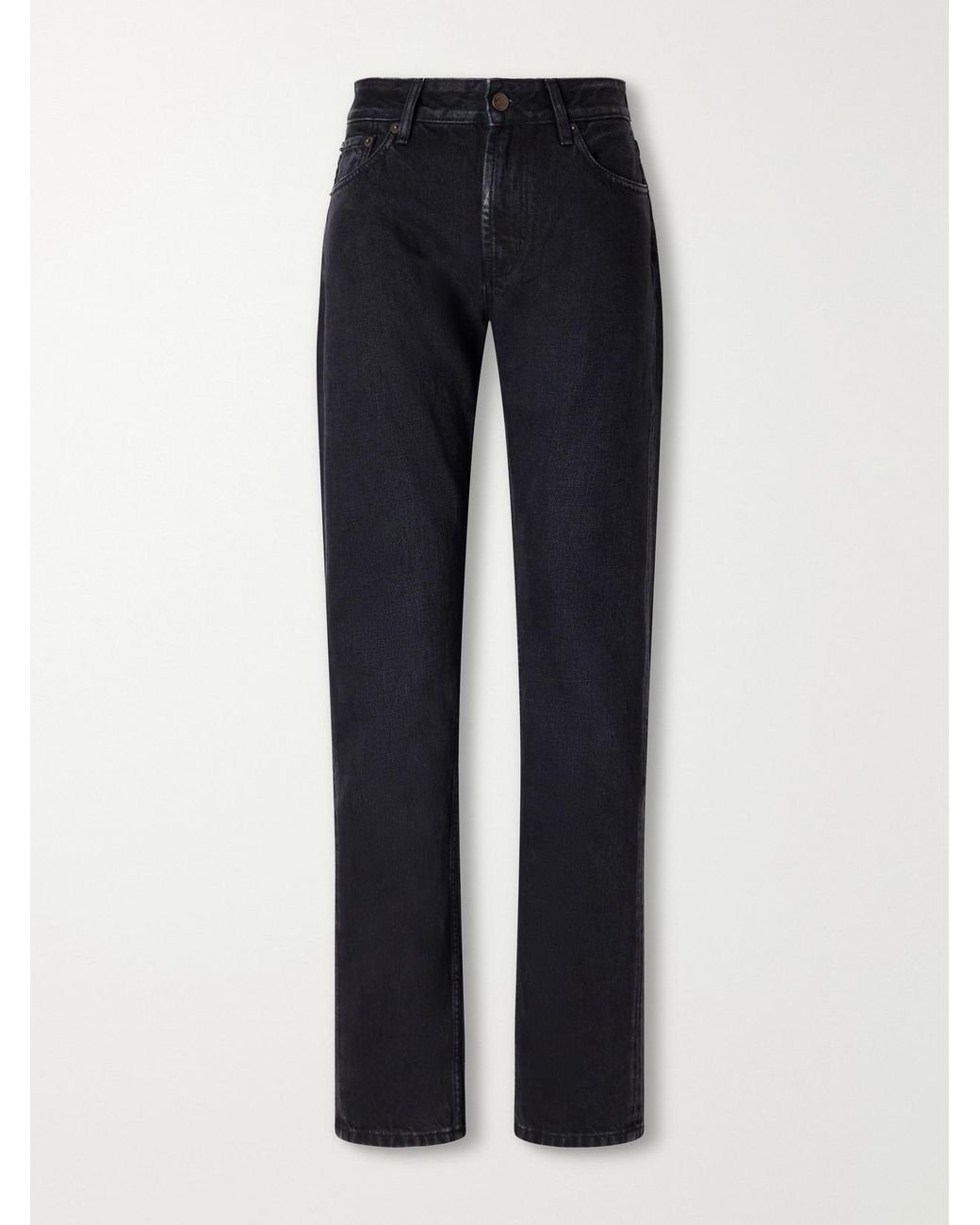 Kallmeyer Blue Adina Mid-Rise Straight-Leg Jeans
