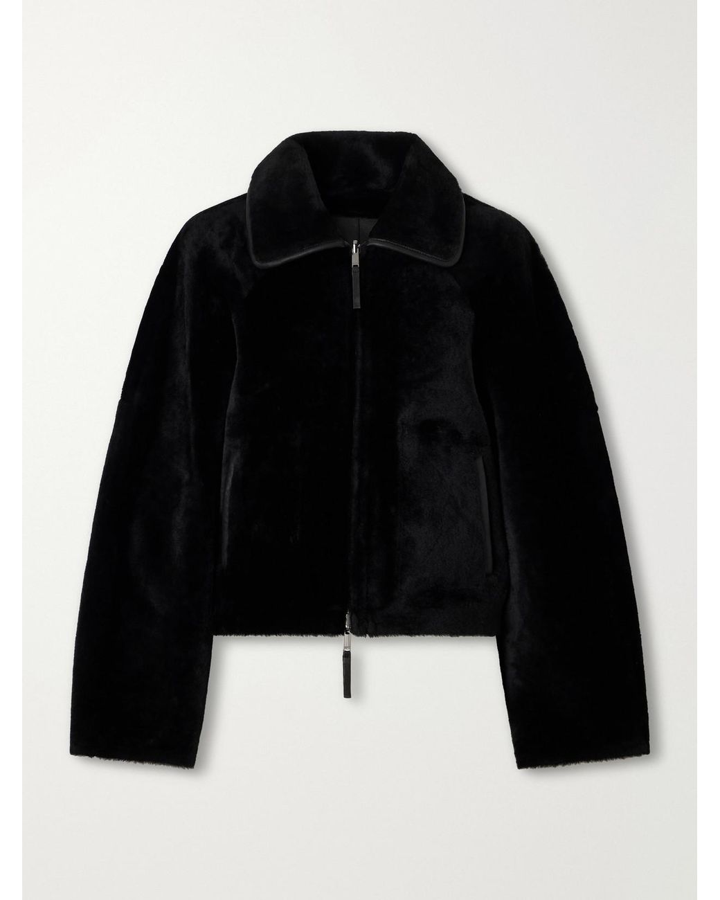 Joseph Black Kyro Reversible Shearling Jacket