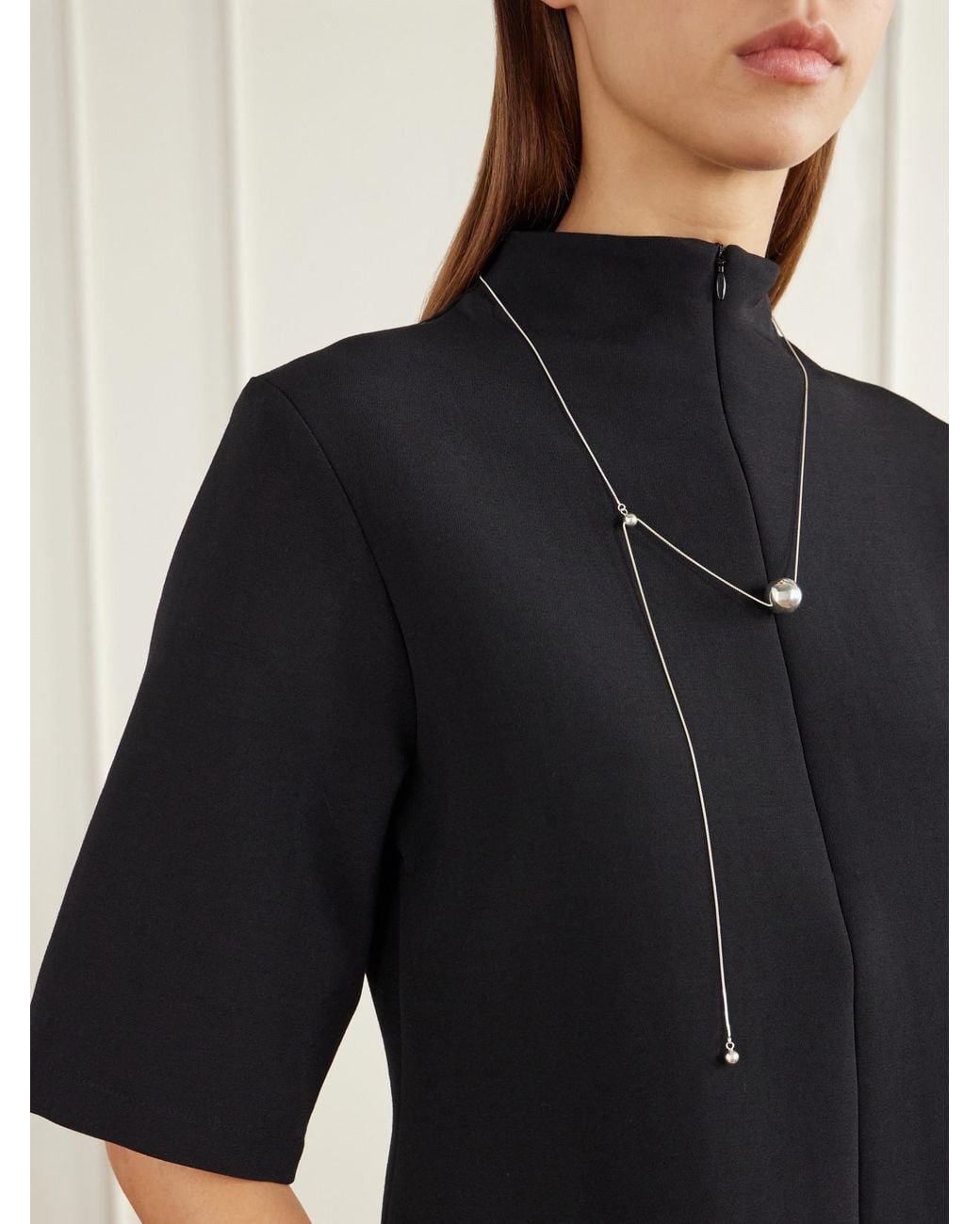 Camille Surault White Vada Sterling Necklace