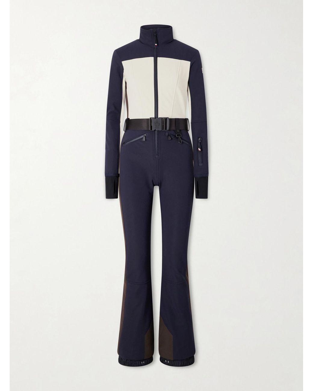 Moncler Blue Belted Ski Suit