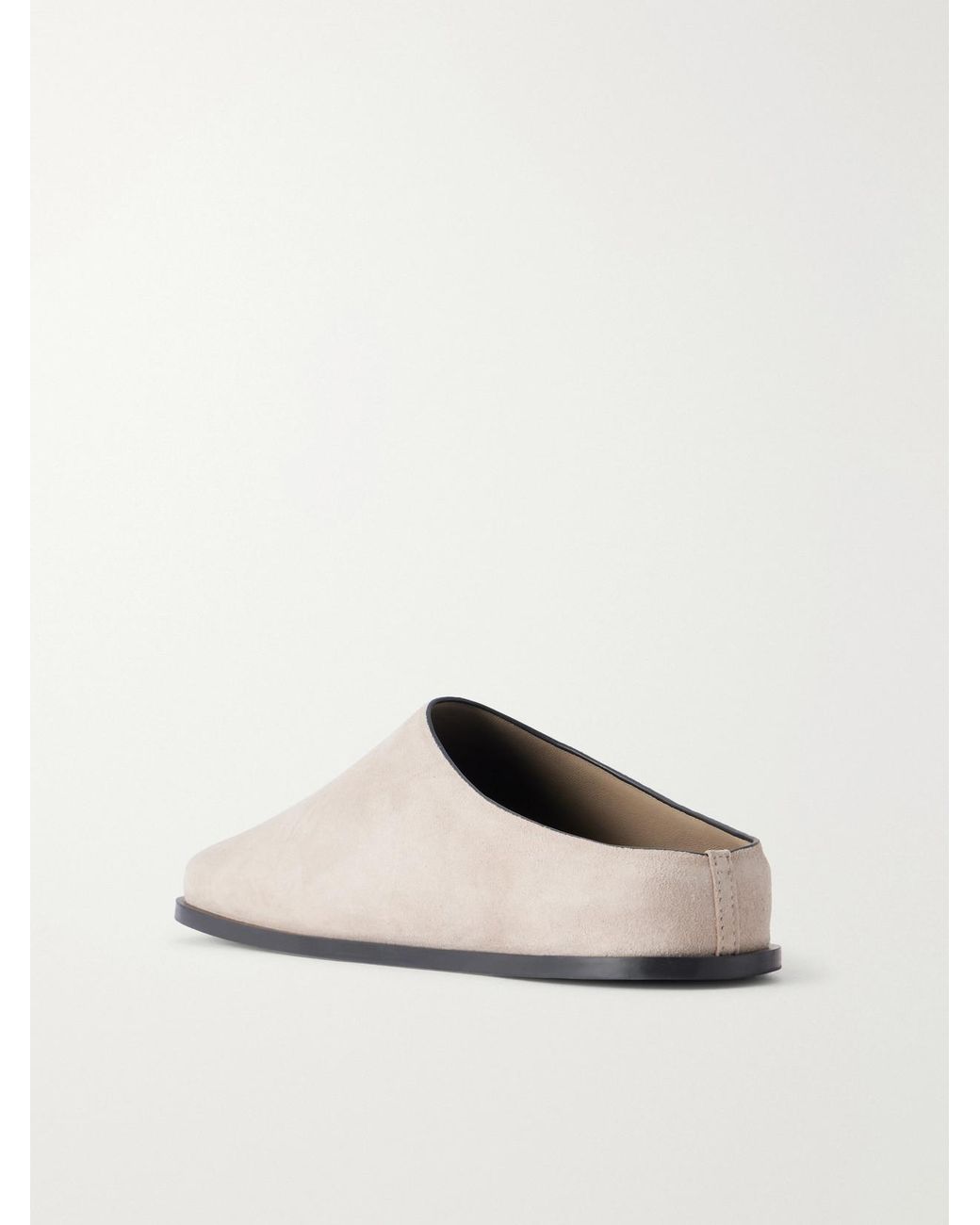 A.Emery White Lou Suede Clogs